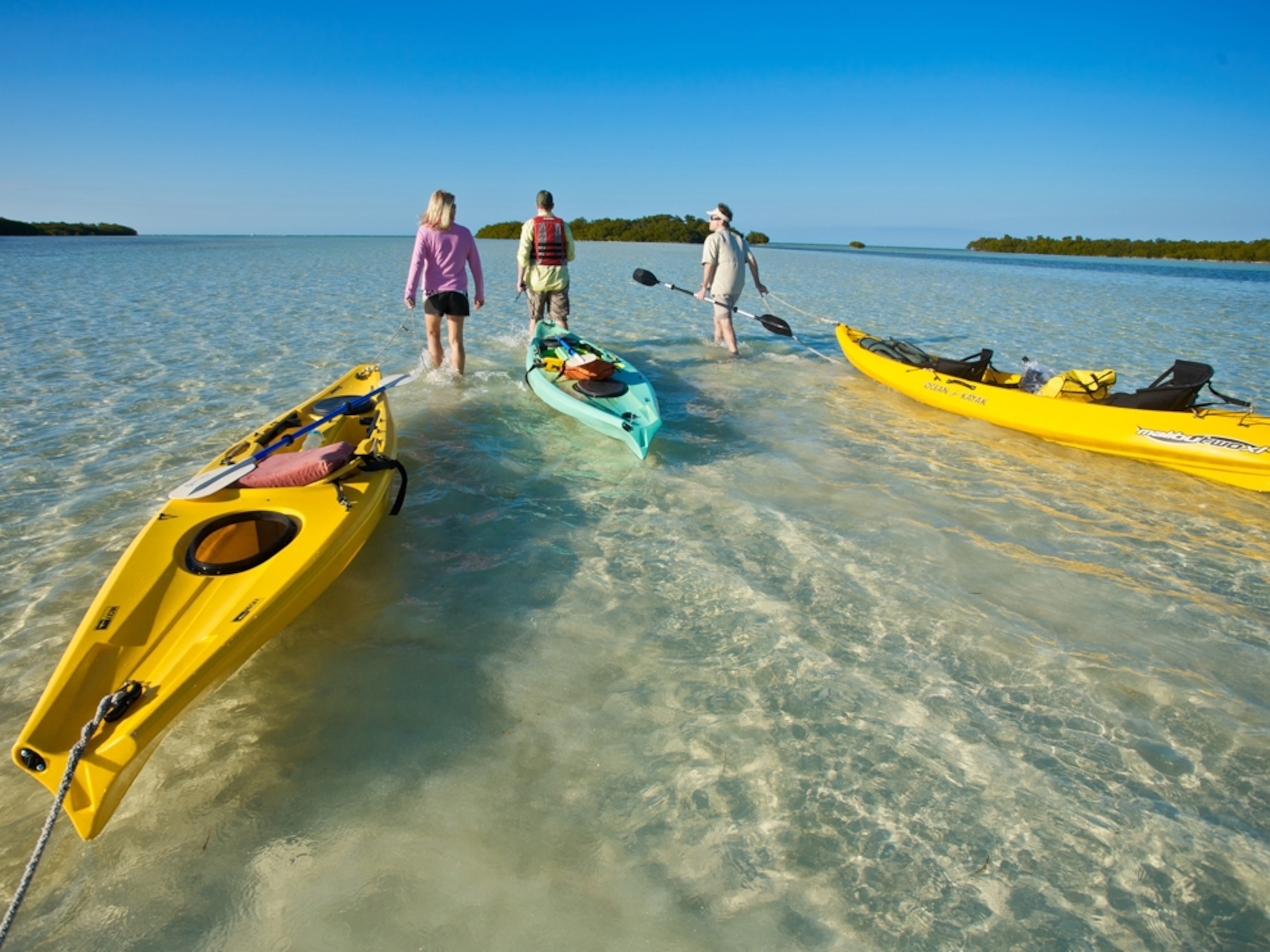 kayakers in Sugarloaf Key, Florida