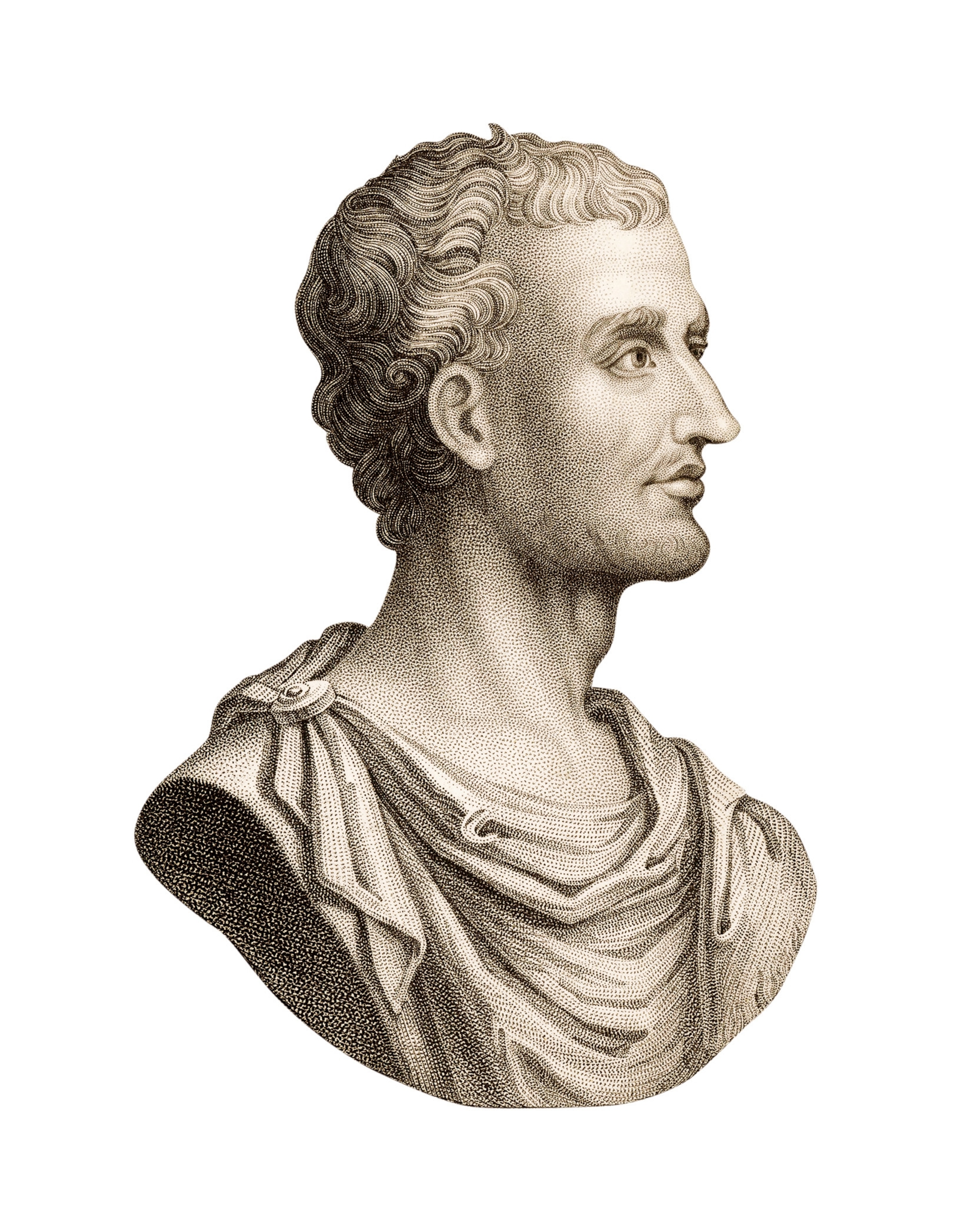 The first-century historian Livy is depicted in a 19th-century engraving.