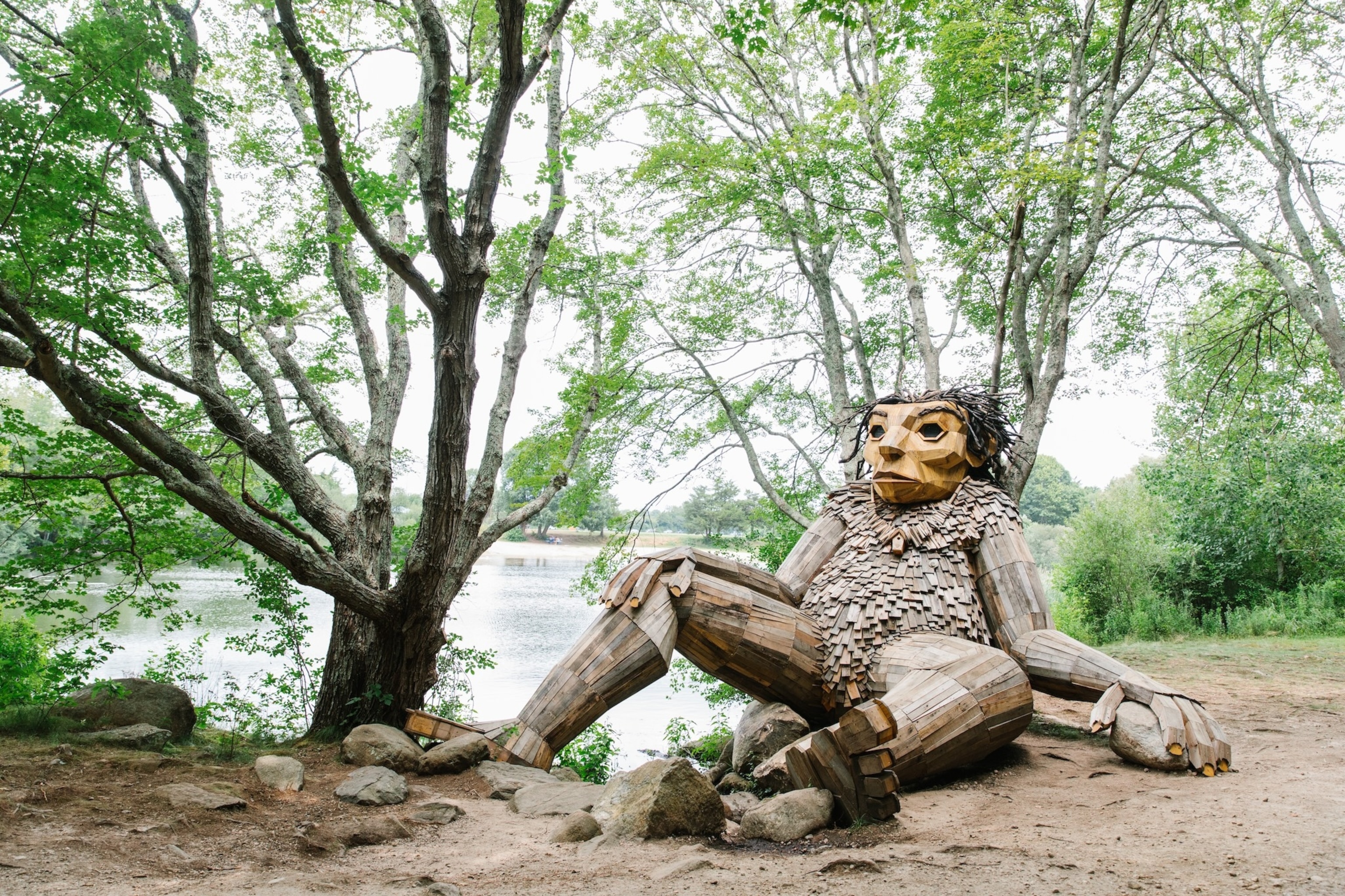A Thomas Danbo troll in Ninigret Park, Charlestown, RI.