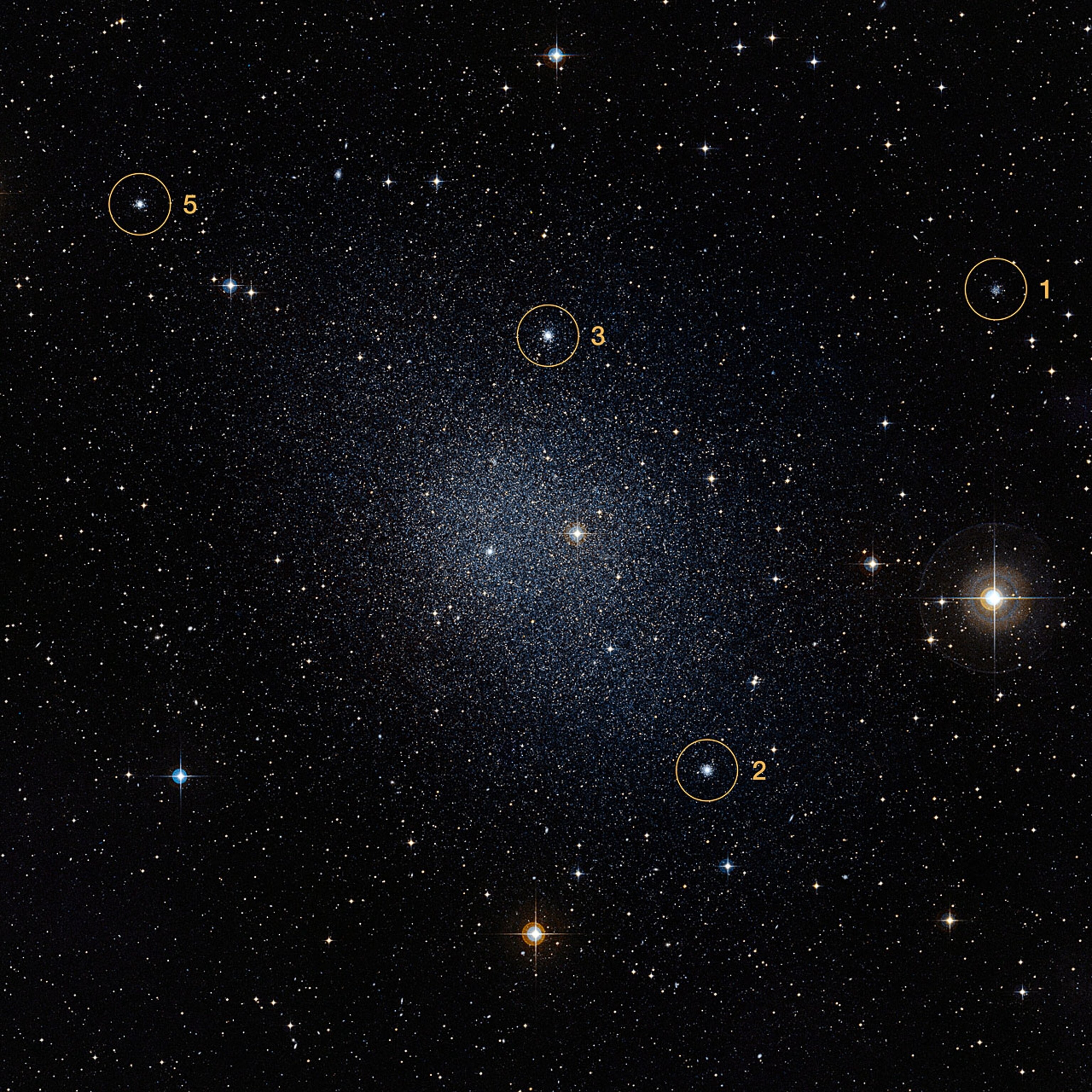the dwarf galaxy Fornax