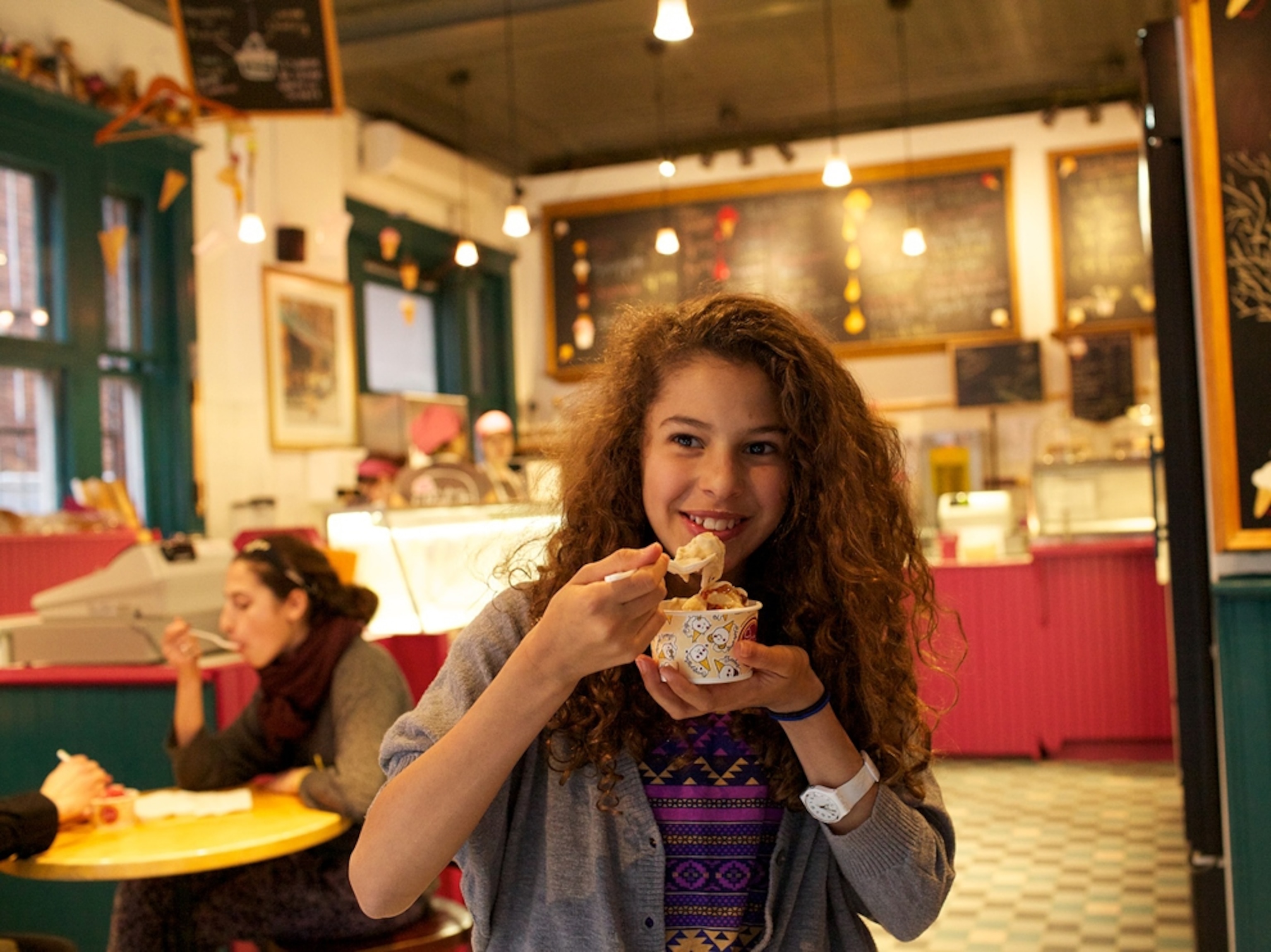 Maple syrup ice cream at Bilboquet