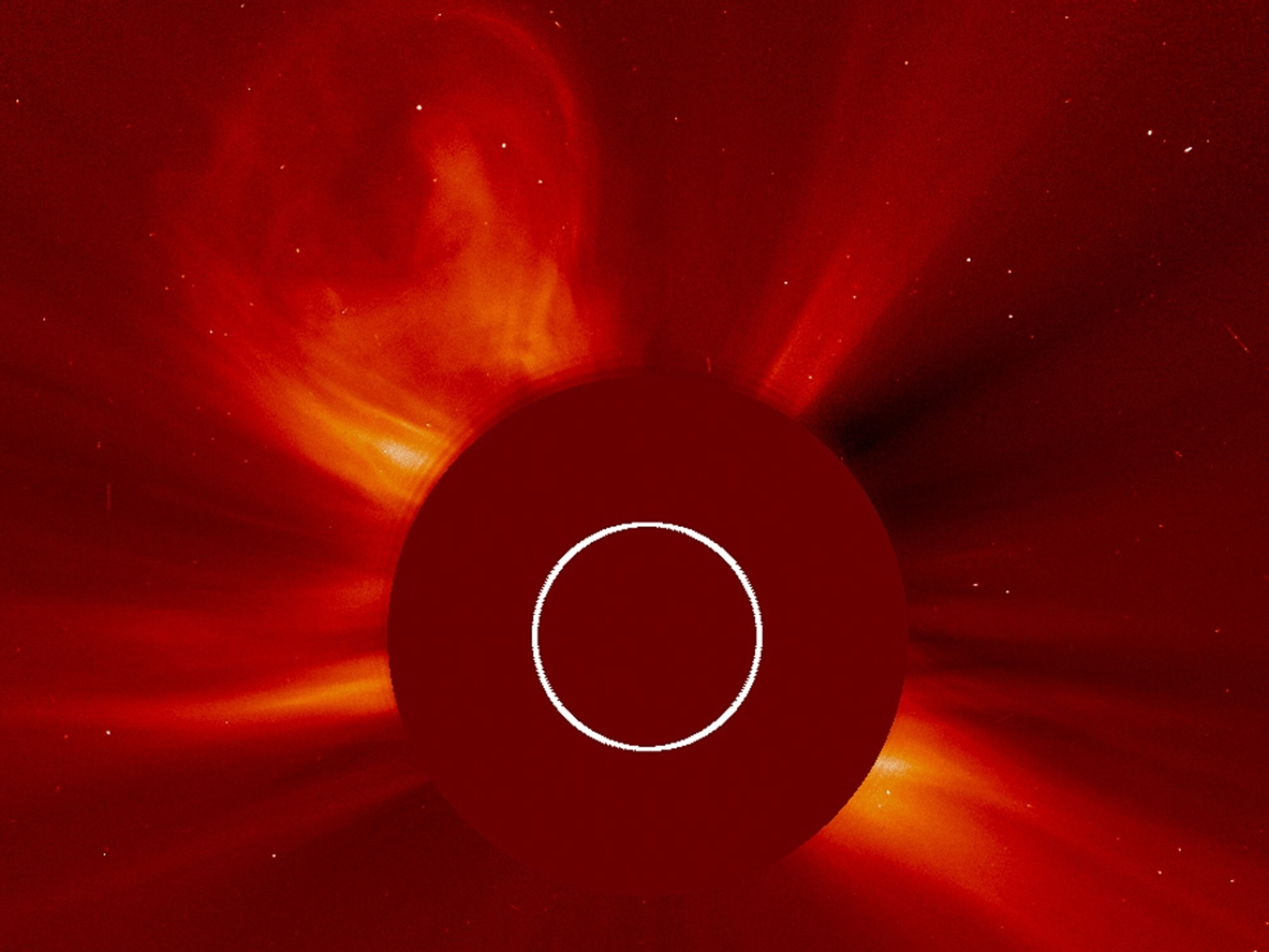 Solar coronagraph (sun picture)