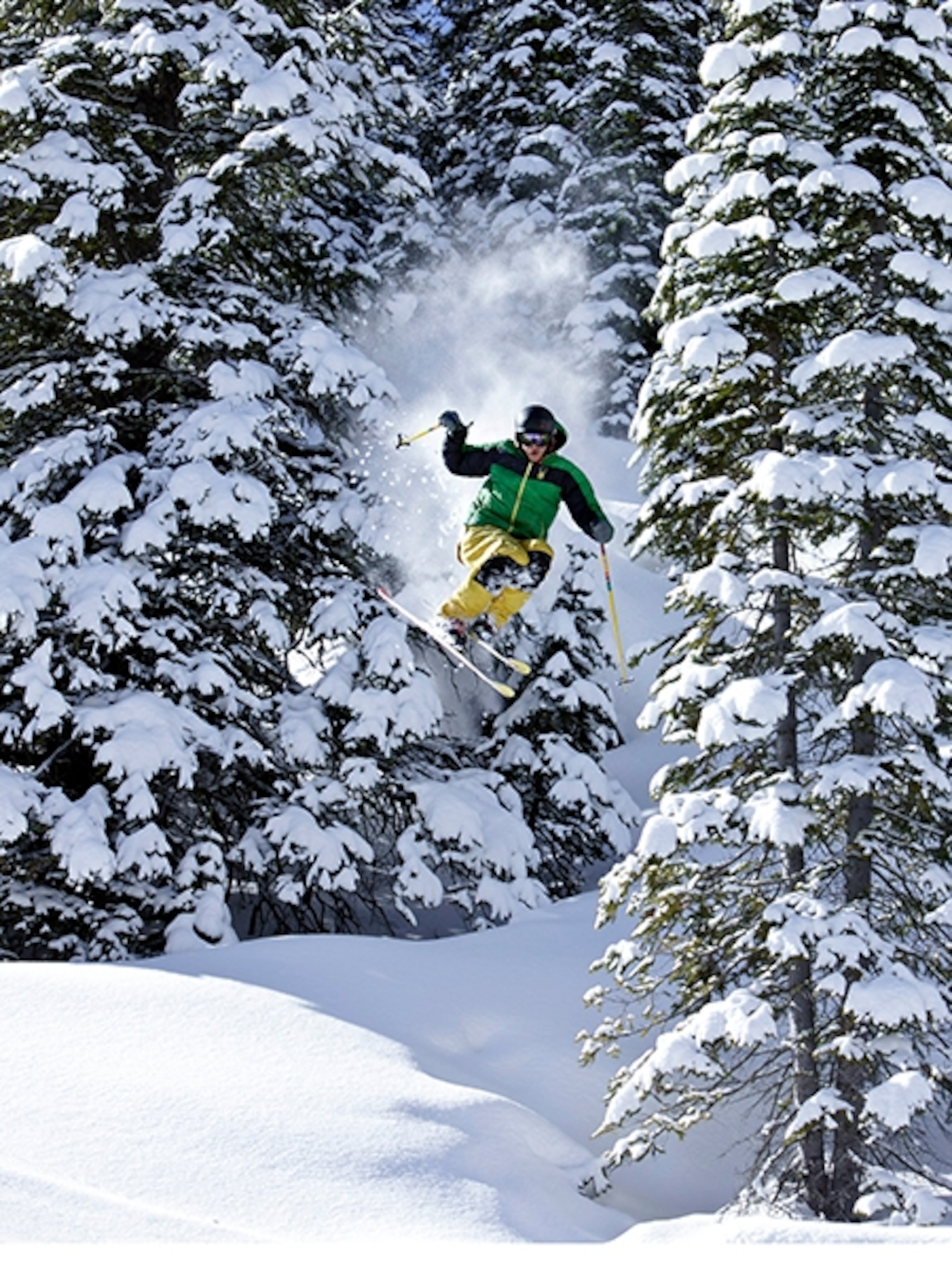 a skier at Discovery Ski Resort, Philipsburg, Montana