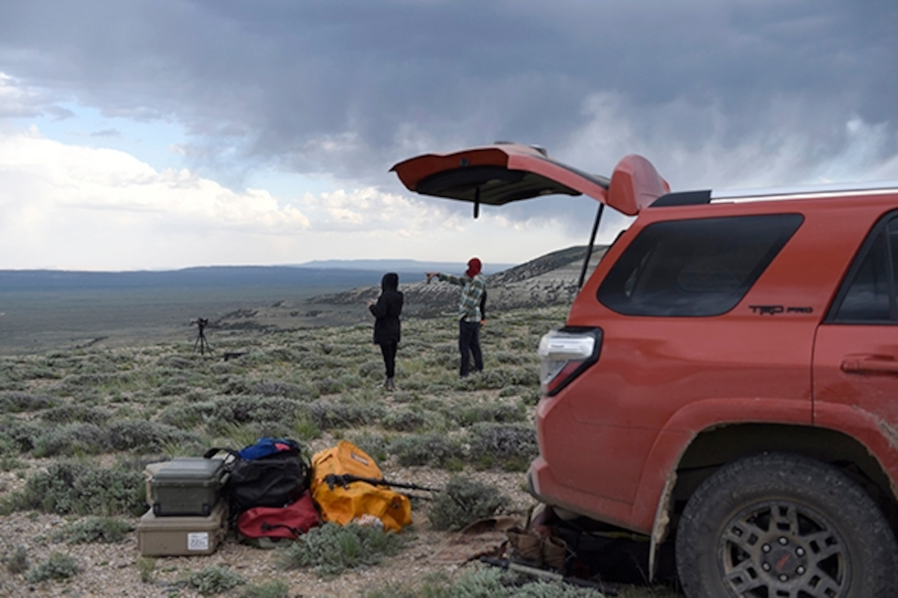Shooting in the Tetons, Wyoming; Photograph by Joe Riis