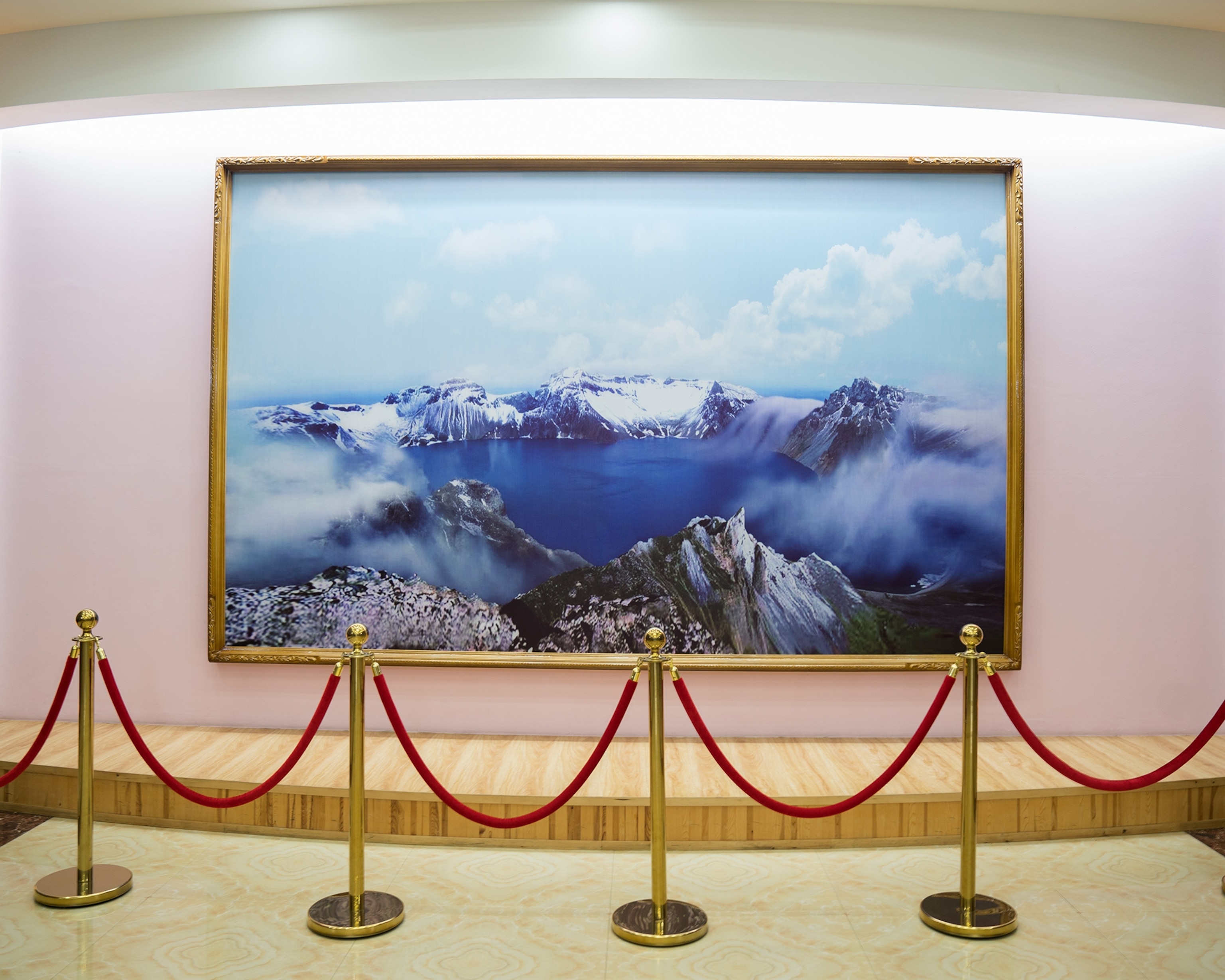 a painting in Ranson, North Korea