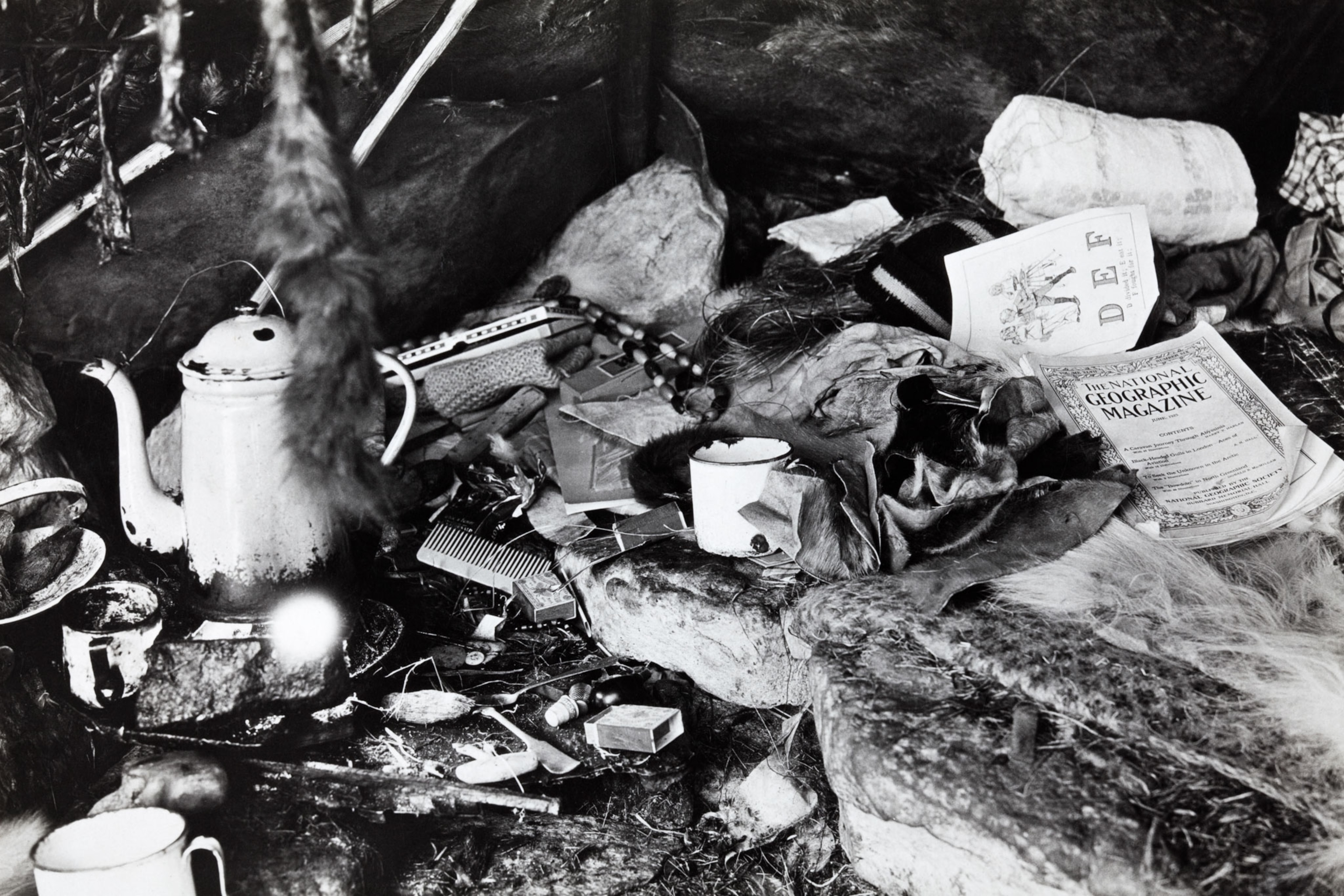 belongings found in a tupik in Greenland