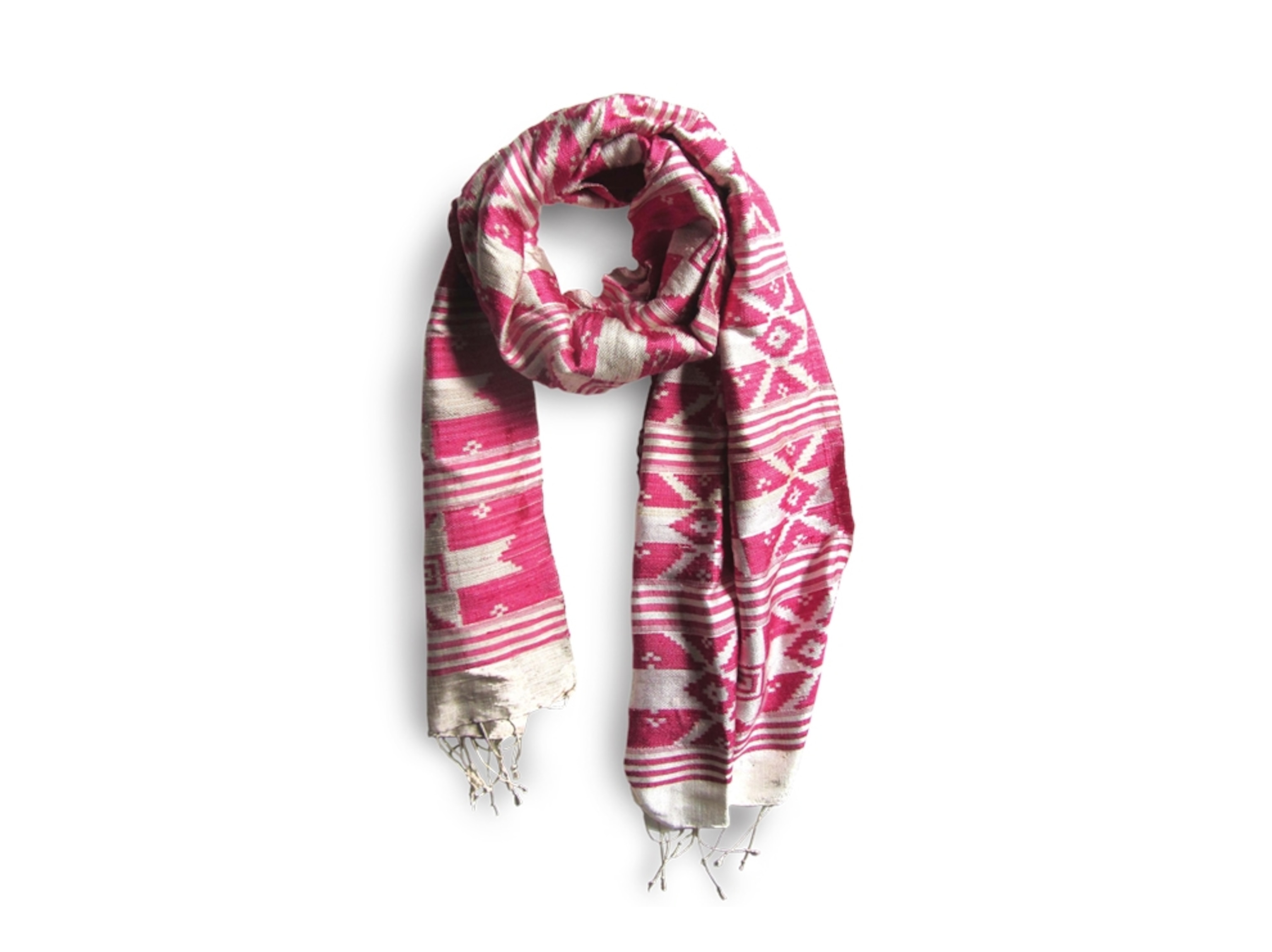 an Ock Pop Tock scarf made in Laos