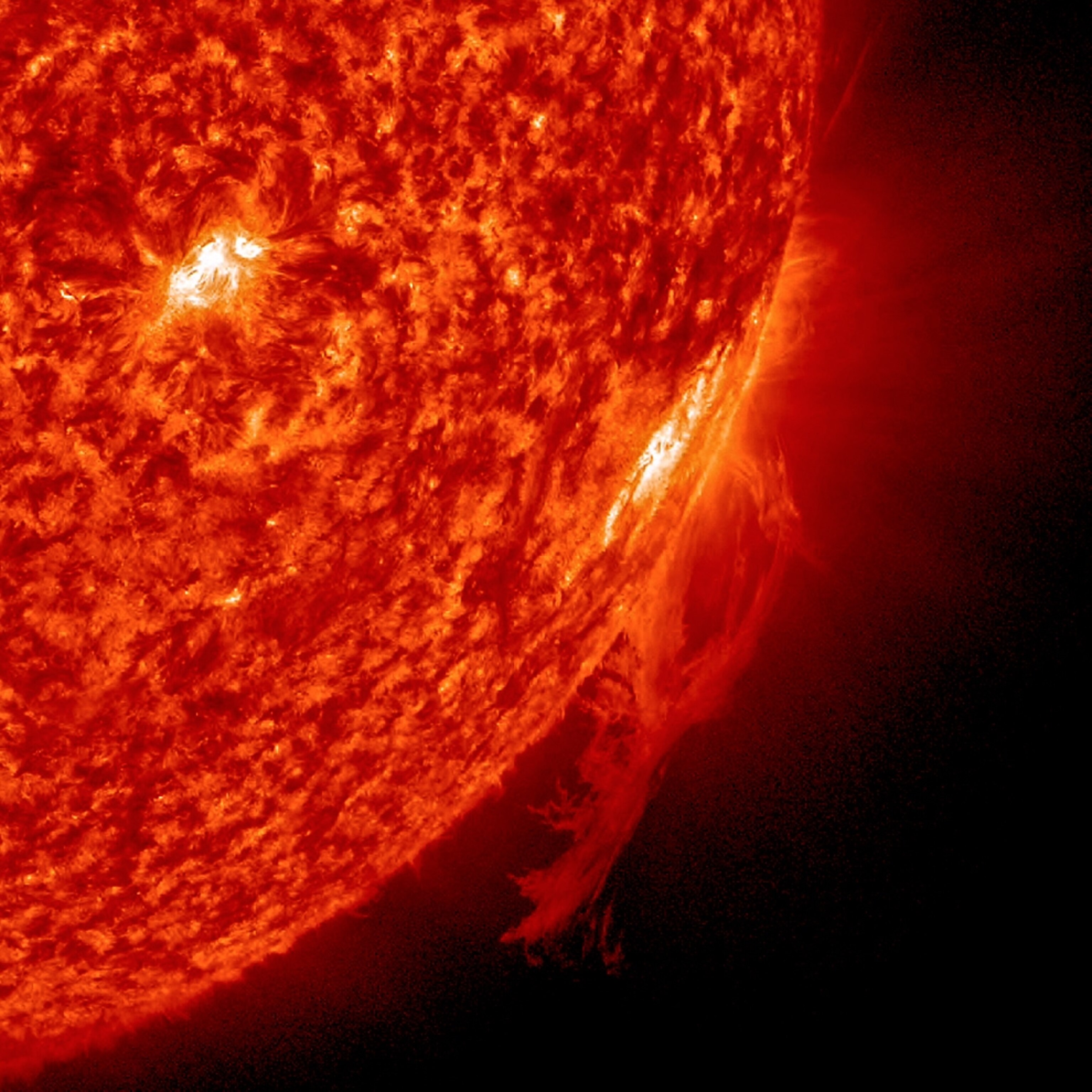 plasma moving over the surface of the sun -- for space pictures of the week