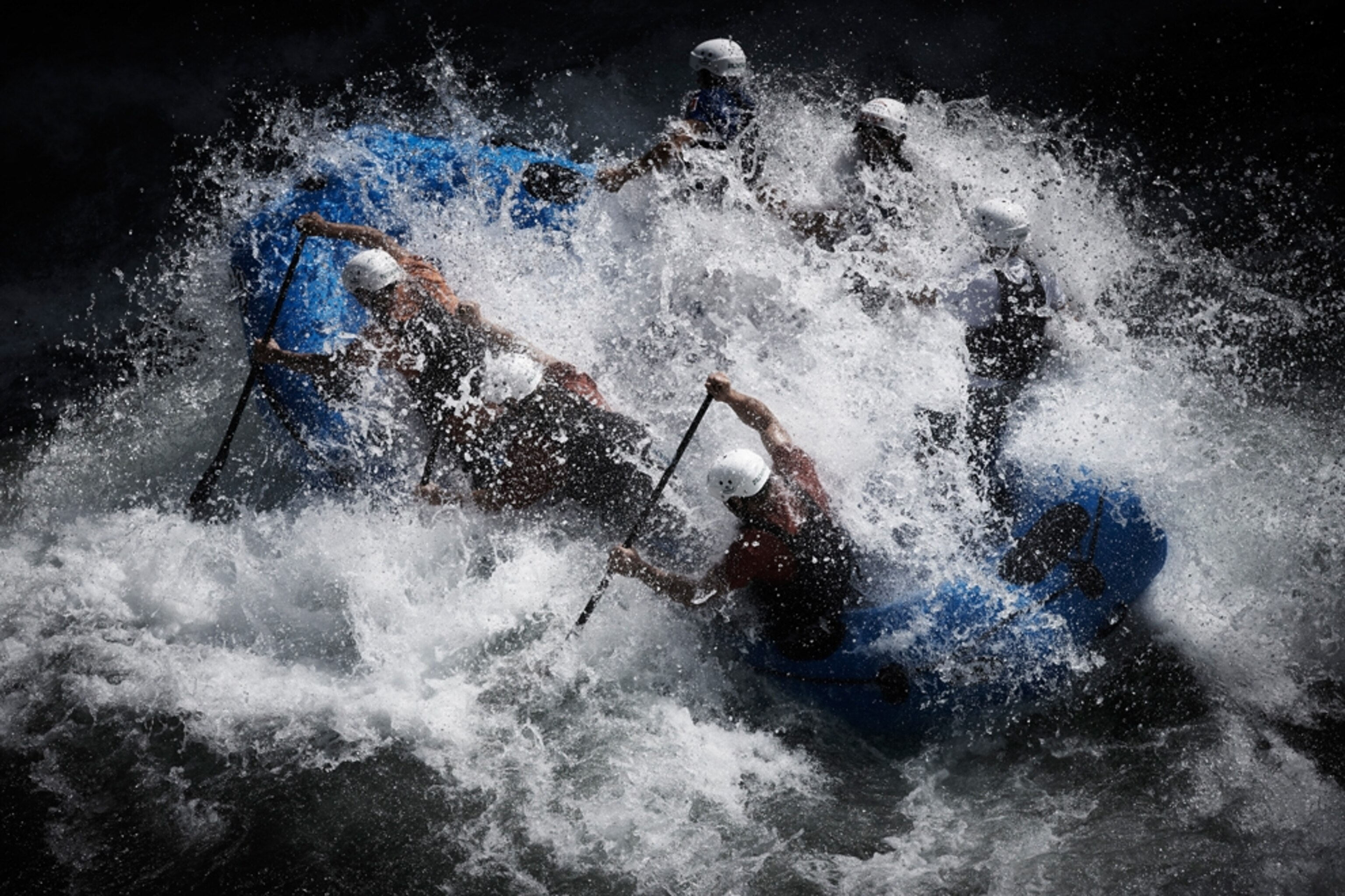 whitewater rafters inBosnia and Herzegovina