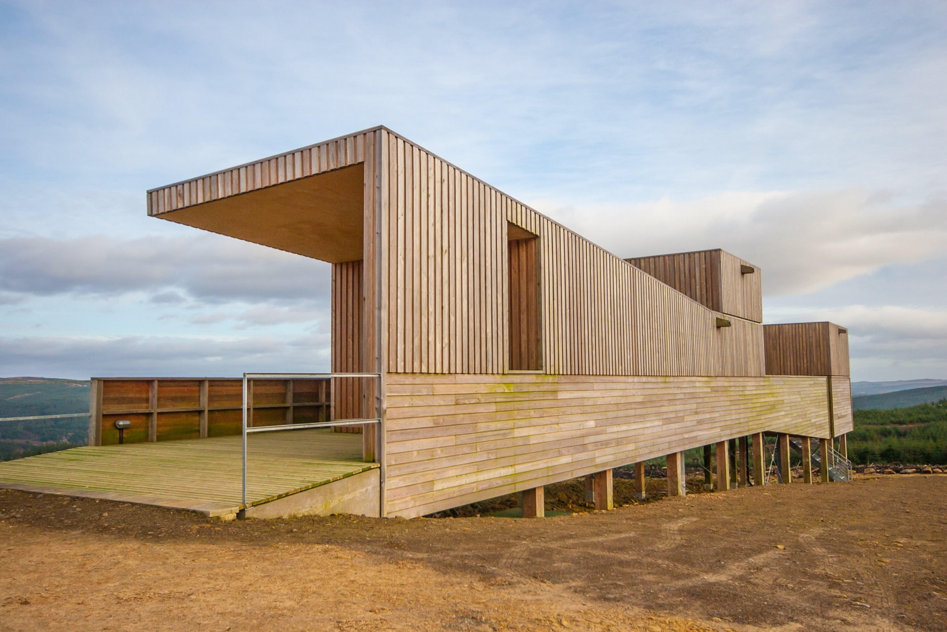 the Kielder Observatory on Black Fell in Kielder Forest, Northumberland, England.