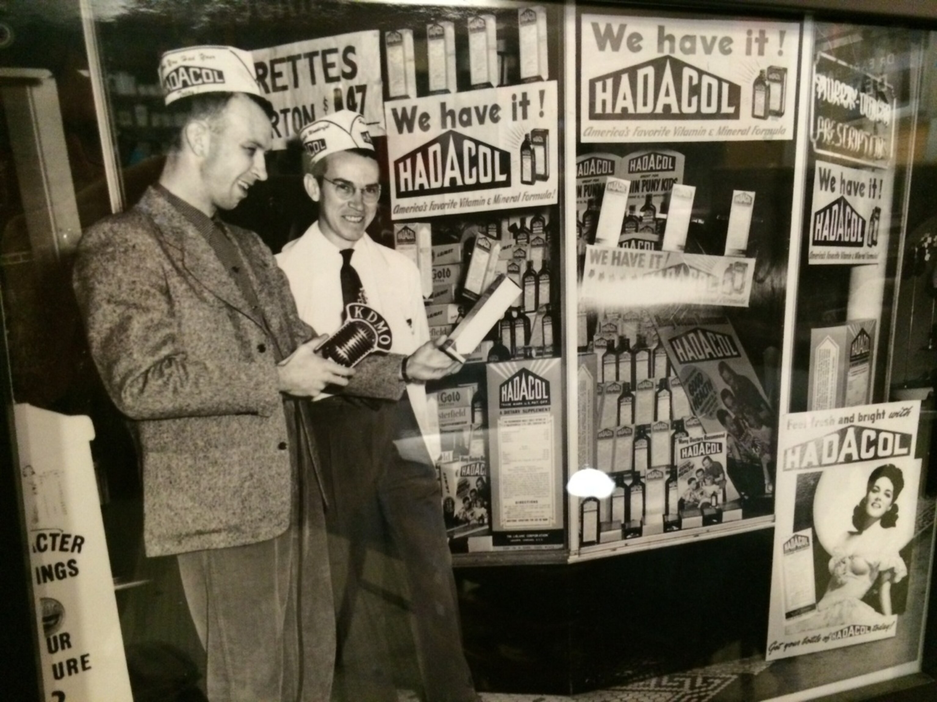 Back in the 1950's, a drug store occupied the shop where Mother Road Coffee now operates. (Photo from Mother Road Coffee, Carthage, Missouri)