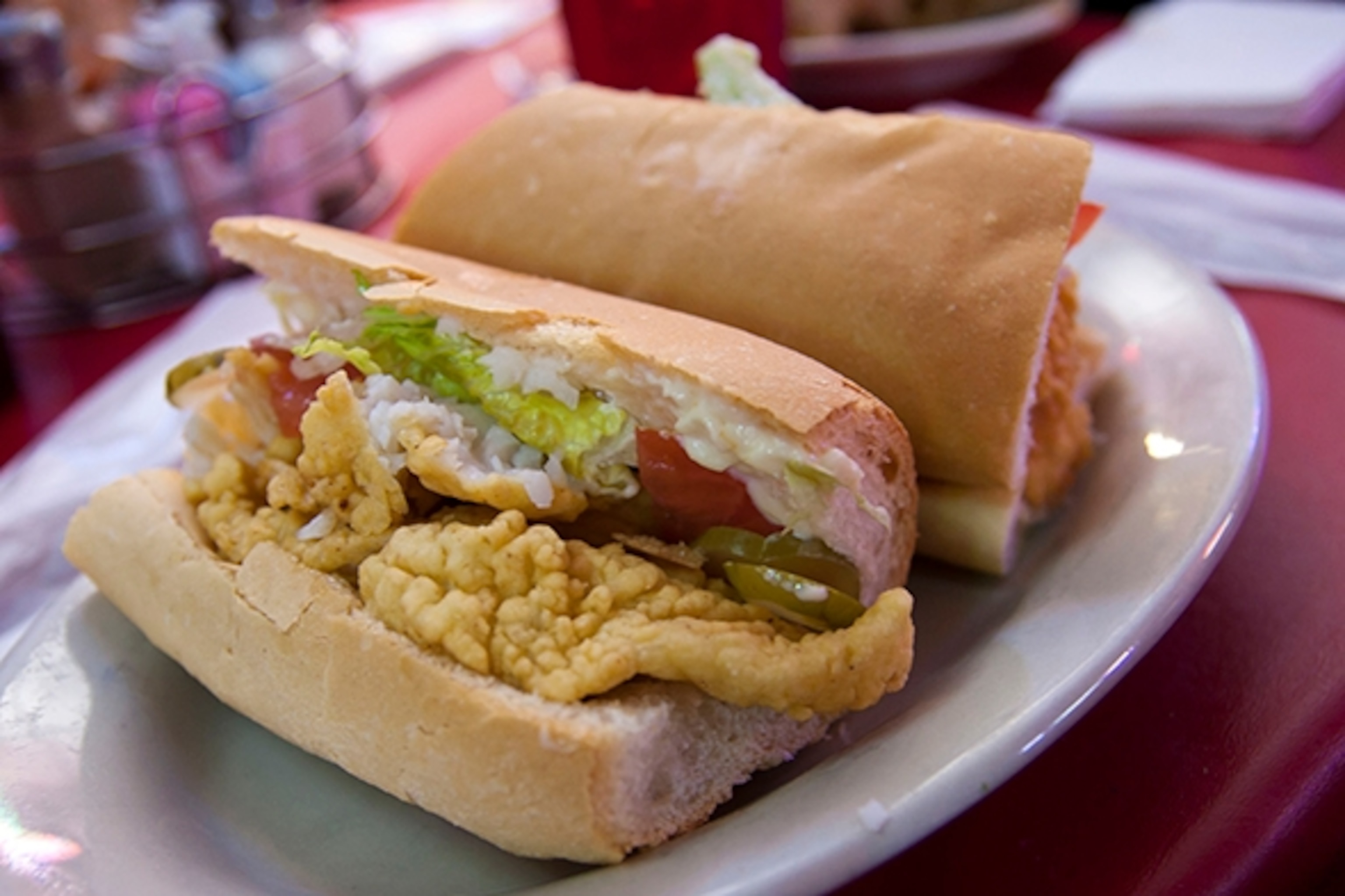 The po' boy, a Louisiana classic (Photograph by Caroline Gerdes)