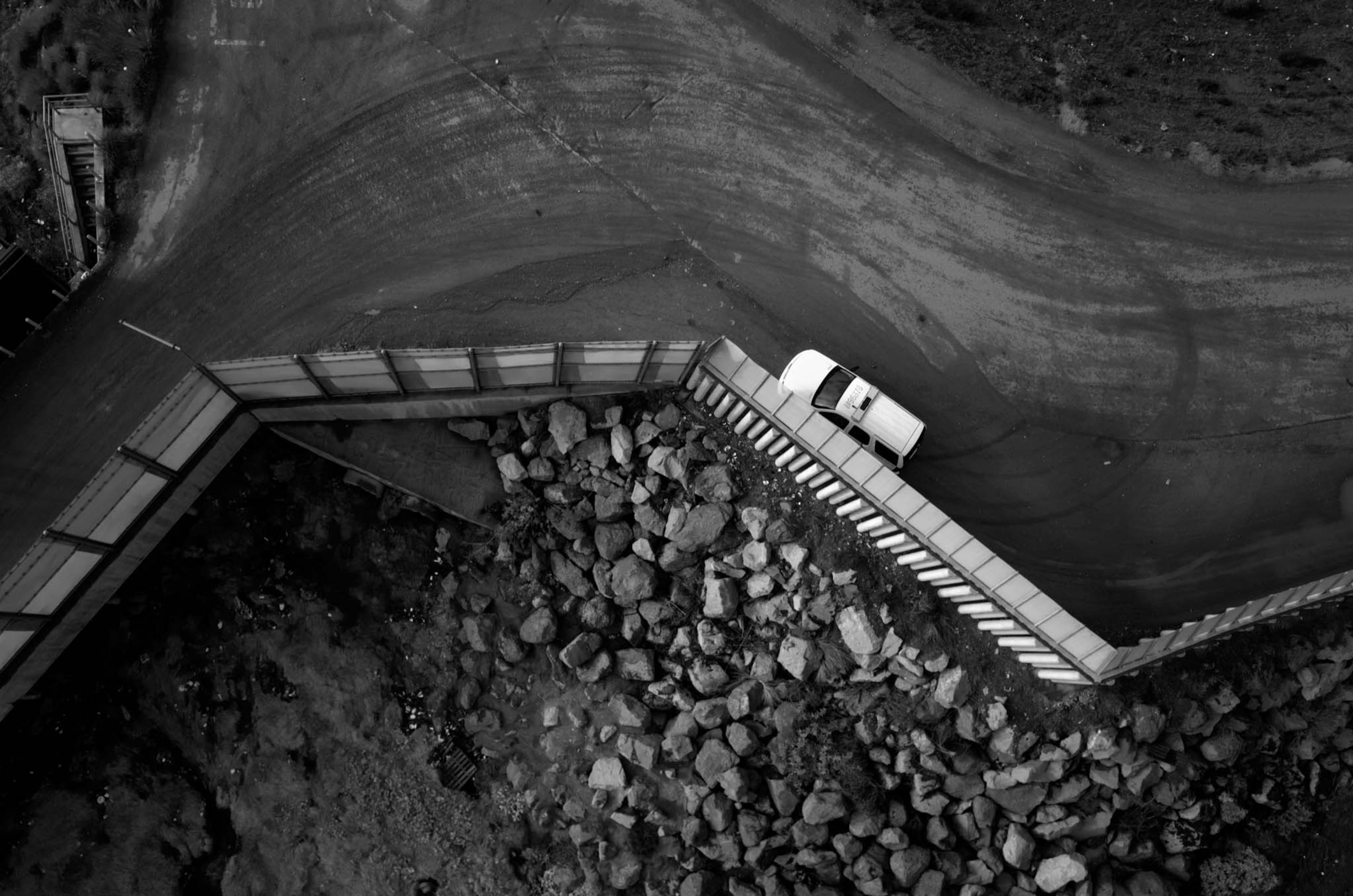 truck on U.S. Mexico border