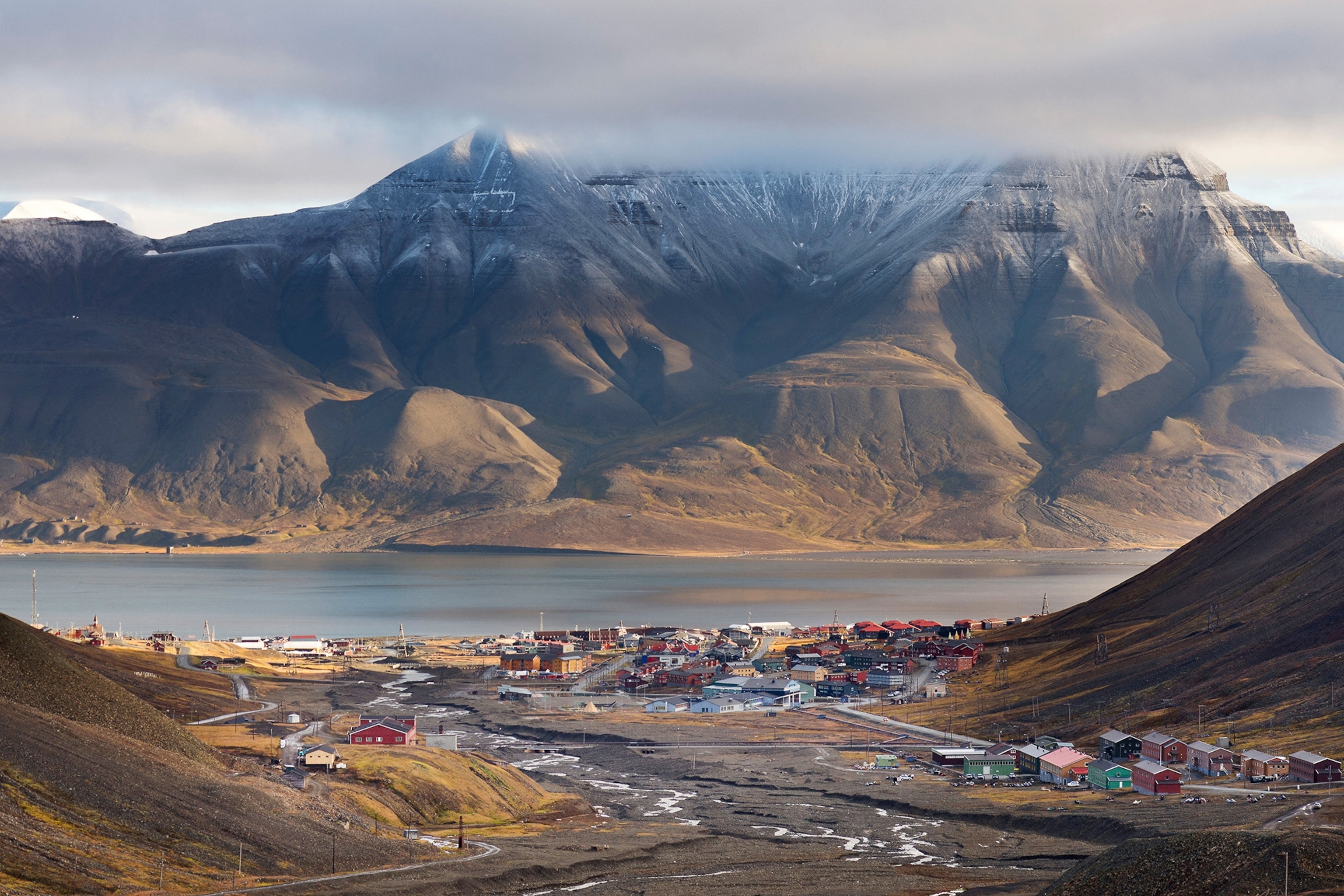 Town of Longyearbyen, Longyearbyen, Spitsbergen Island, Svalbard Archipelago, Svalbard and Jan Mayen, Norway