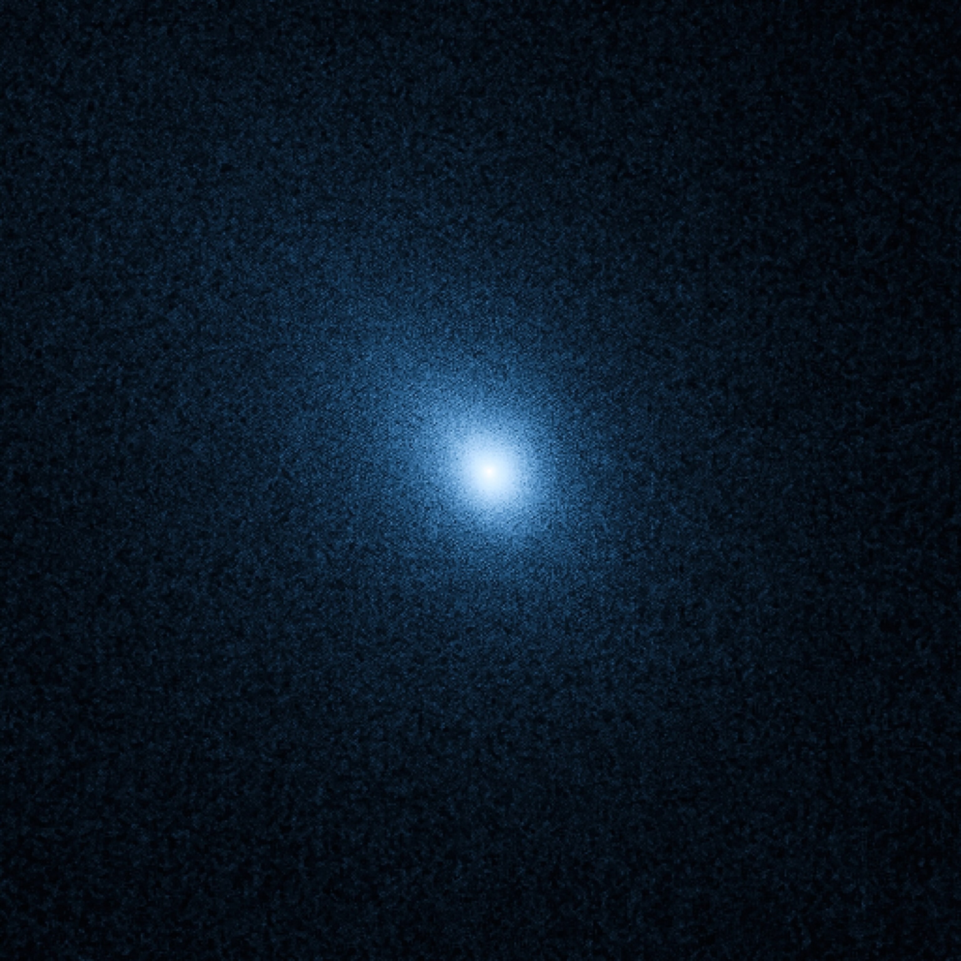 Picture of comet Hartley 2 as seen by the Hubble Space Telescope.
