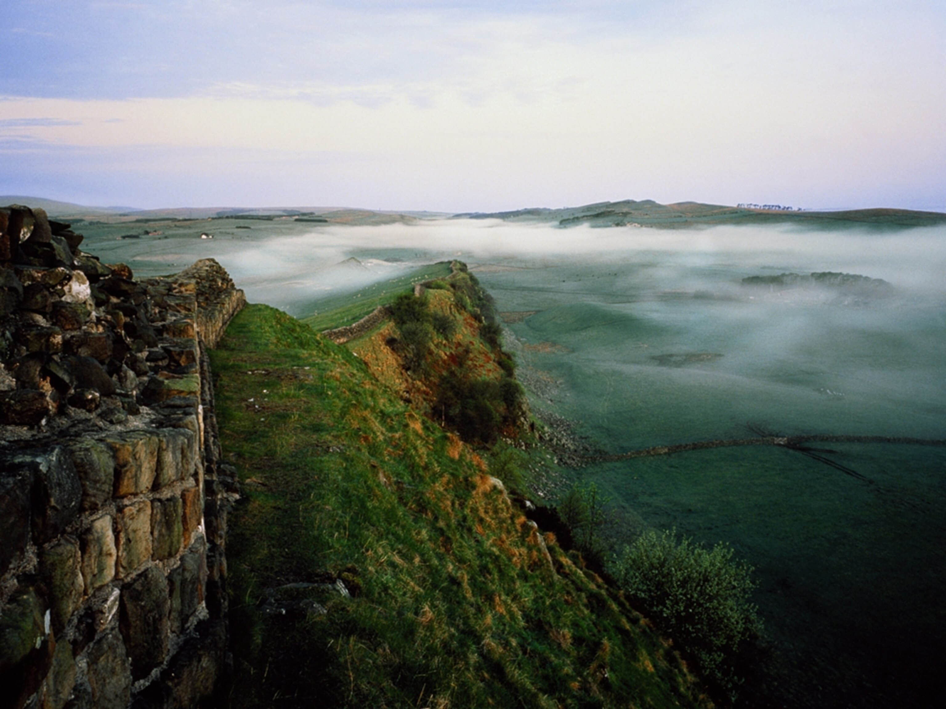 Hadrian’s Wall in Northumberland National Park