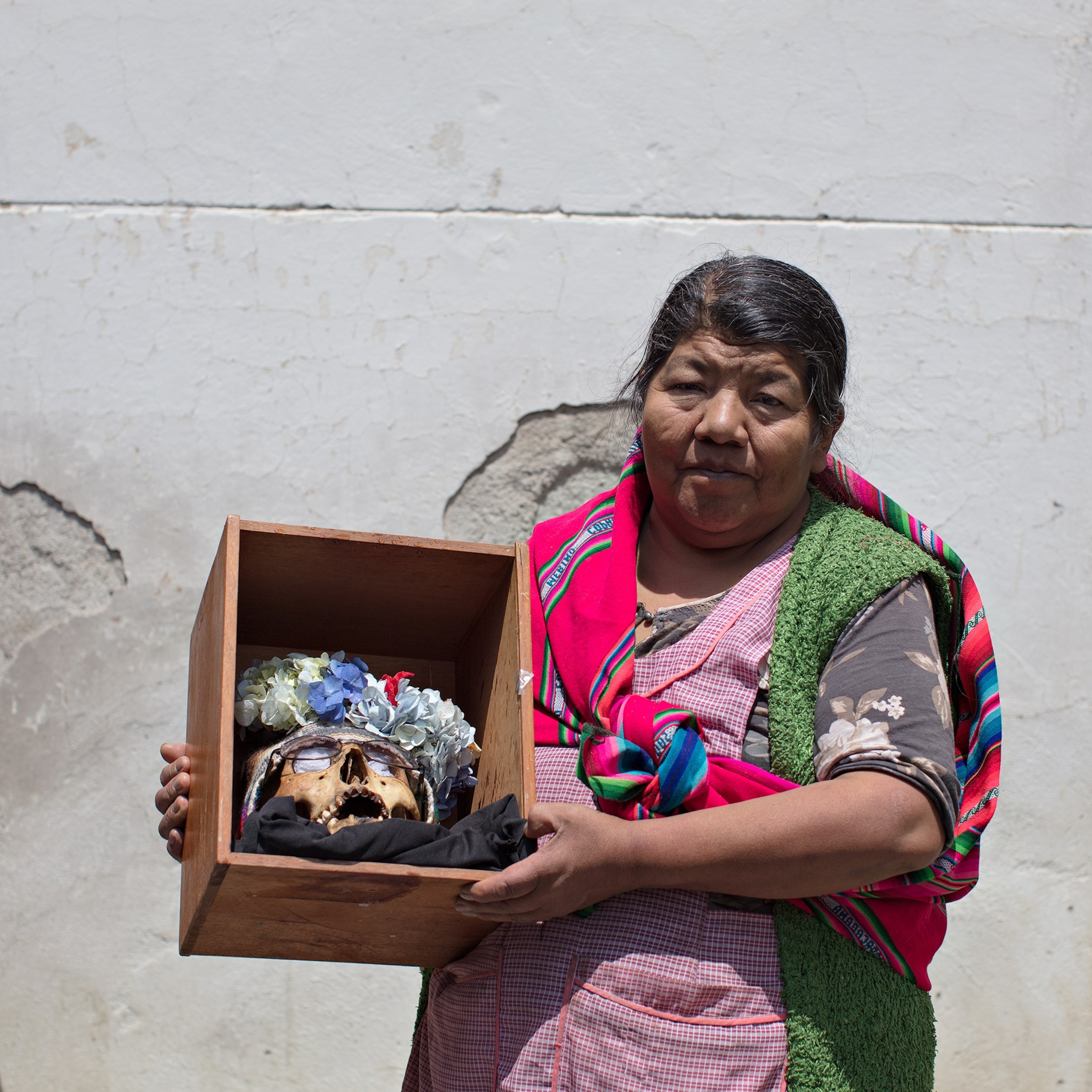 the Las Natitas skull festival in La Paz, Bolivia