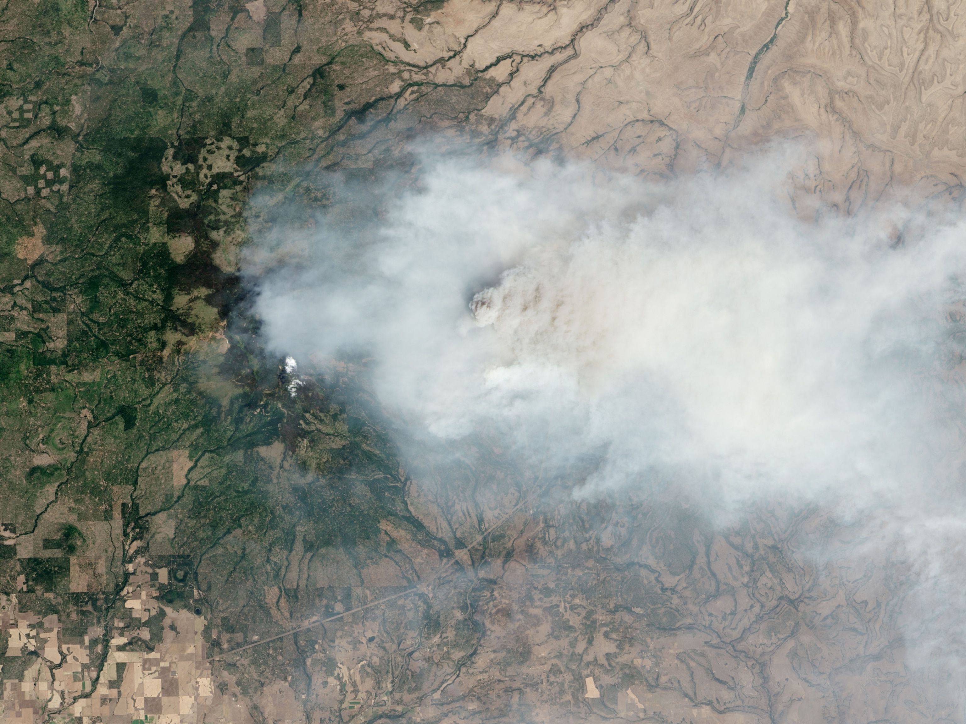 Week in Space 256 - Washington State wildfire seen from space