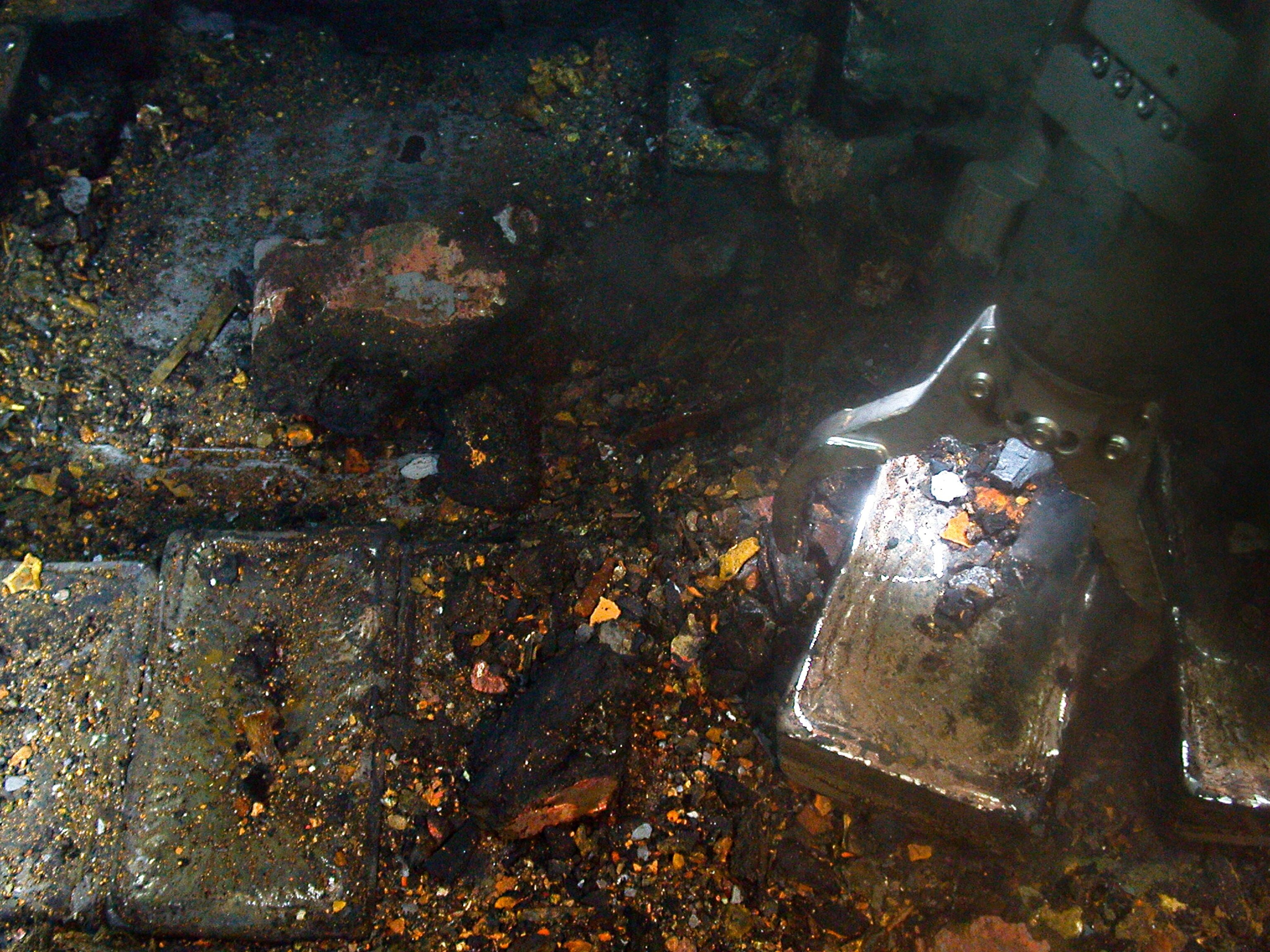 silver treasure picture: Gairsoppa salvaged with robotic arm by Odyssey Marine