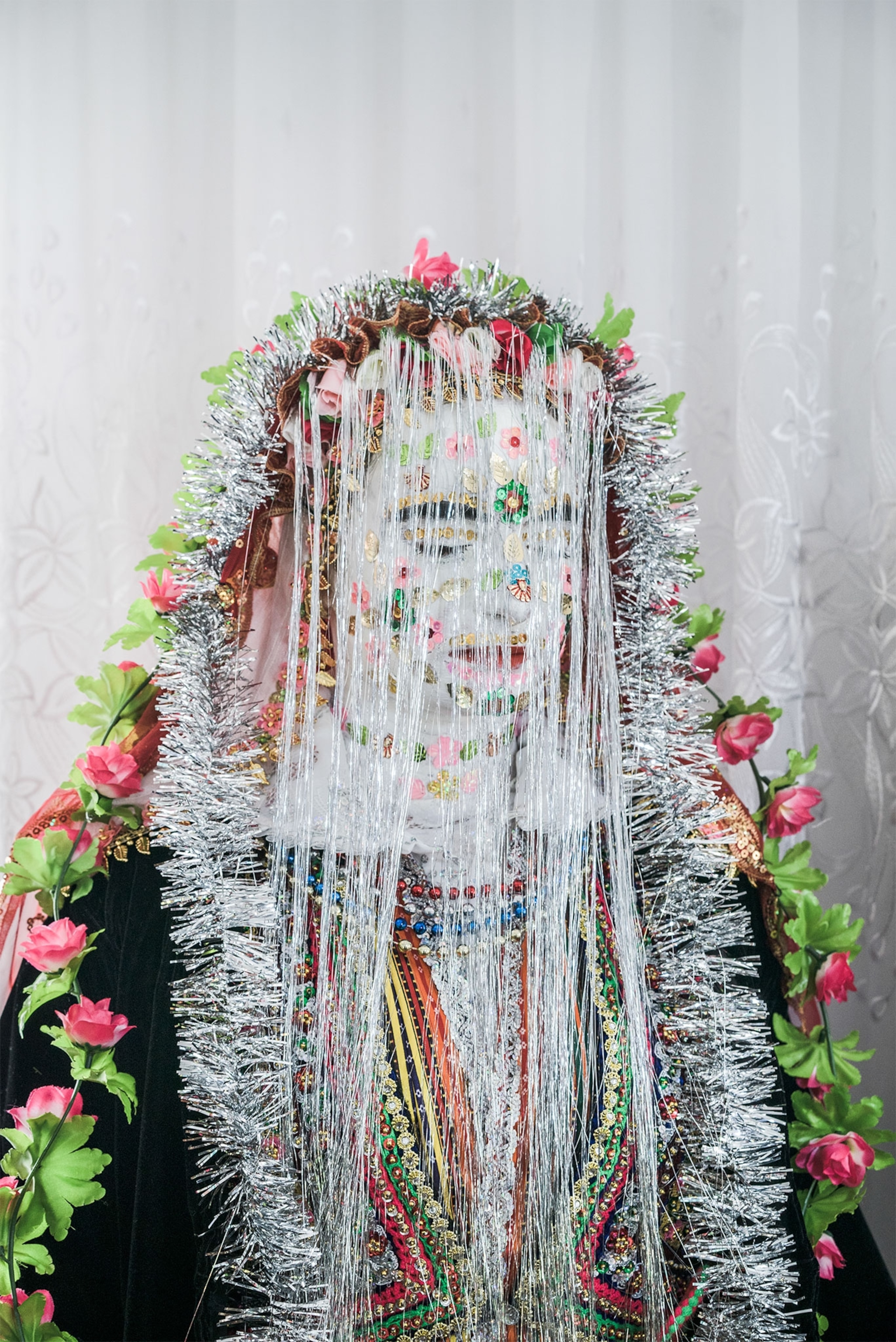 a bride in full dress