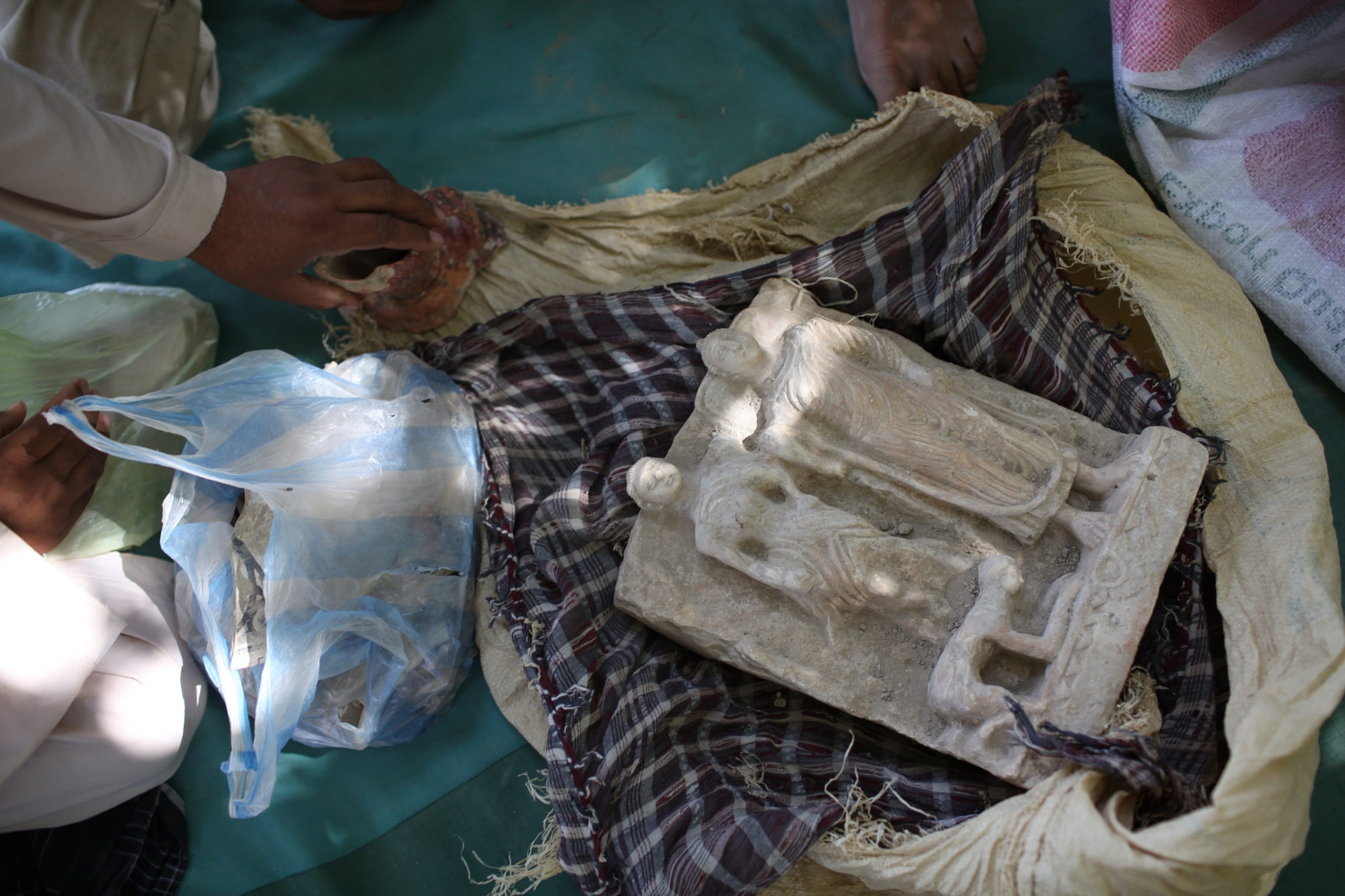 an antiquity found in Afghanistan