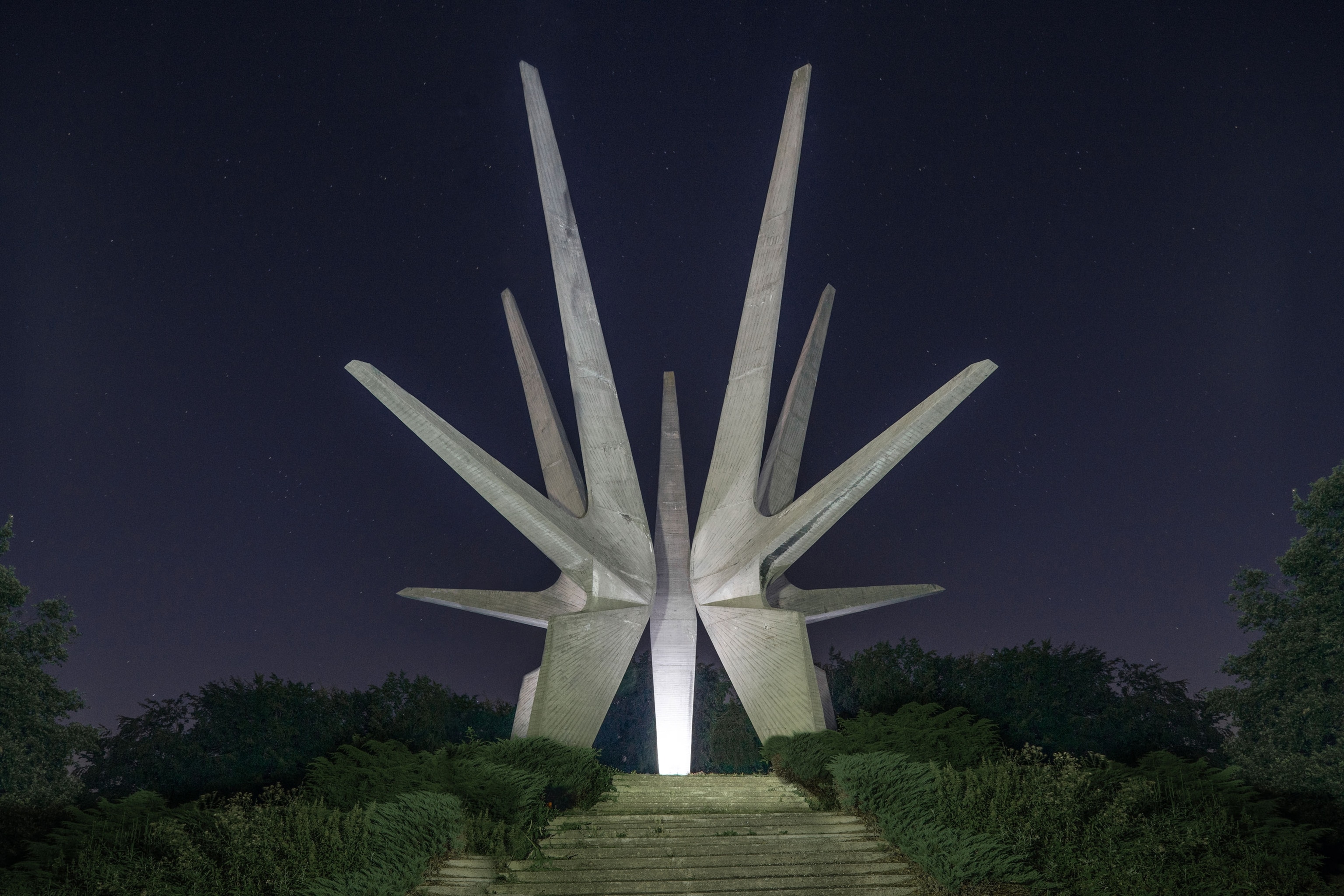 a monument in Kosmaj Mountain Park, Serbia