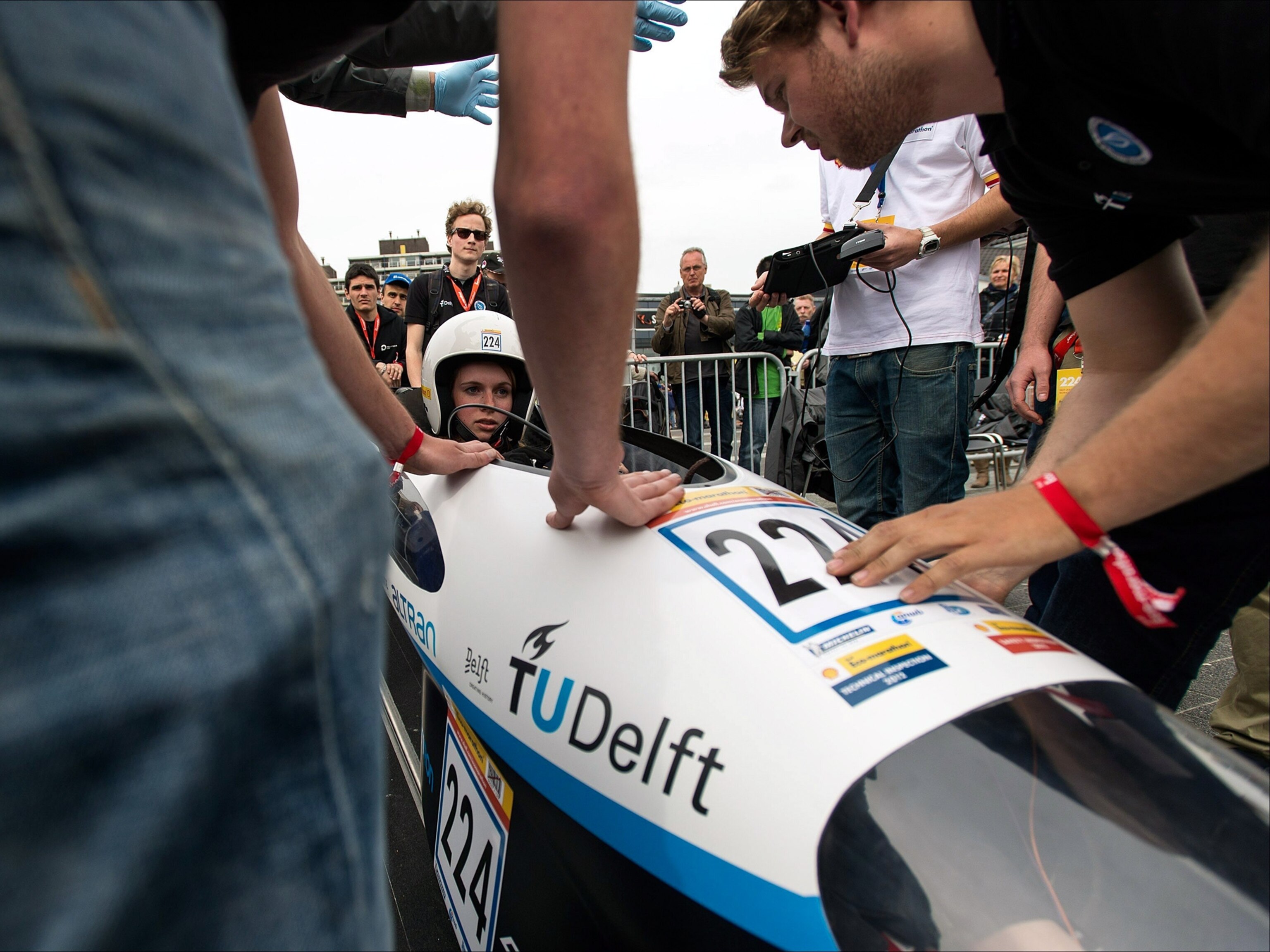Picture - Delft University of Technology’s hydrogen car, Shell Eco-marathon Europe