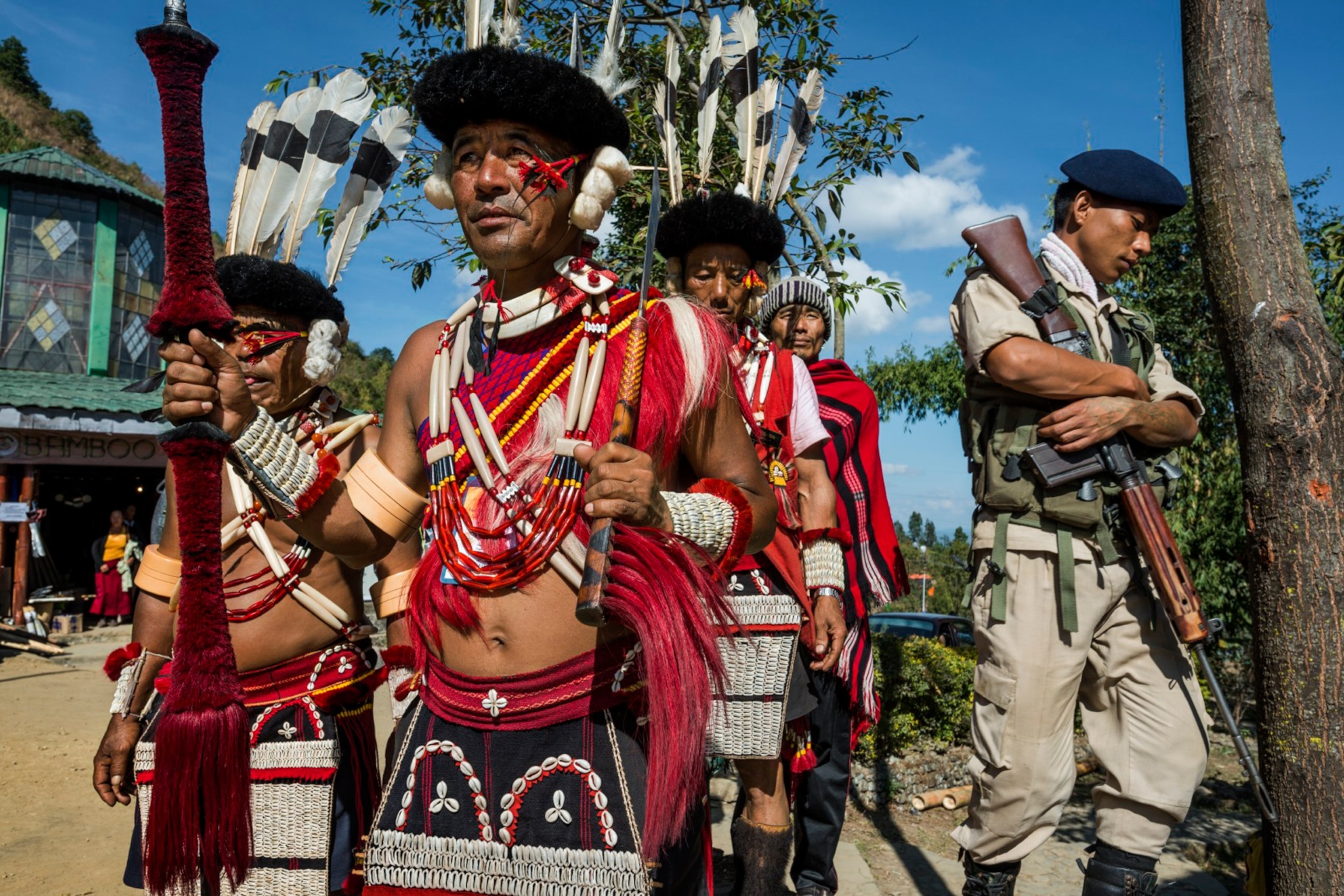 Naga tribal performers