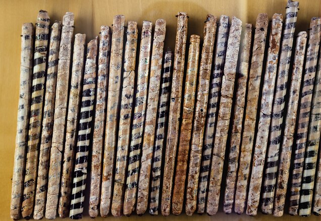 These terra-cotta plates adorned the temple on the ziggurat