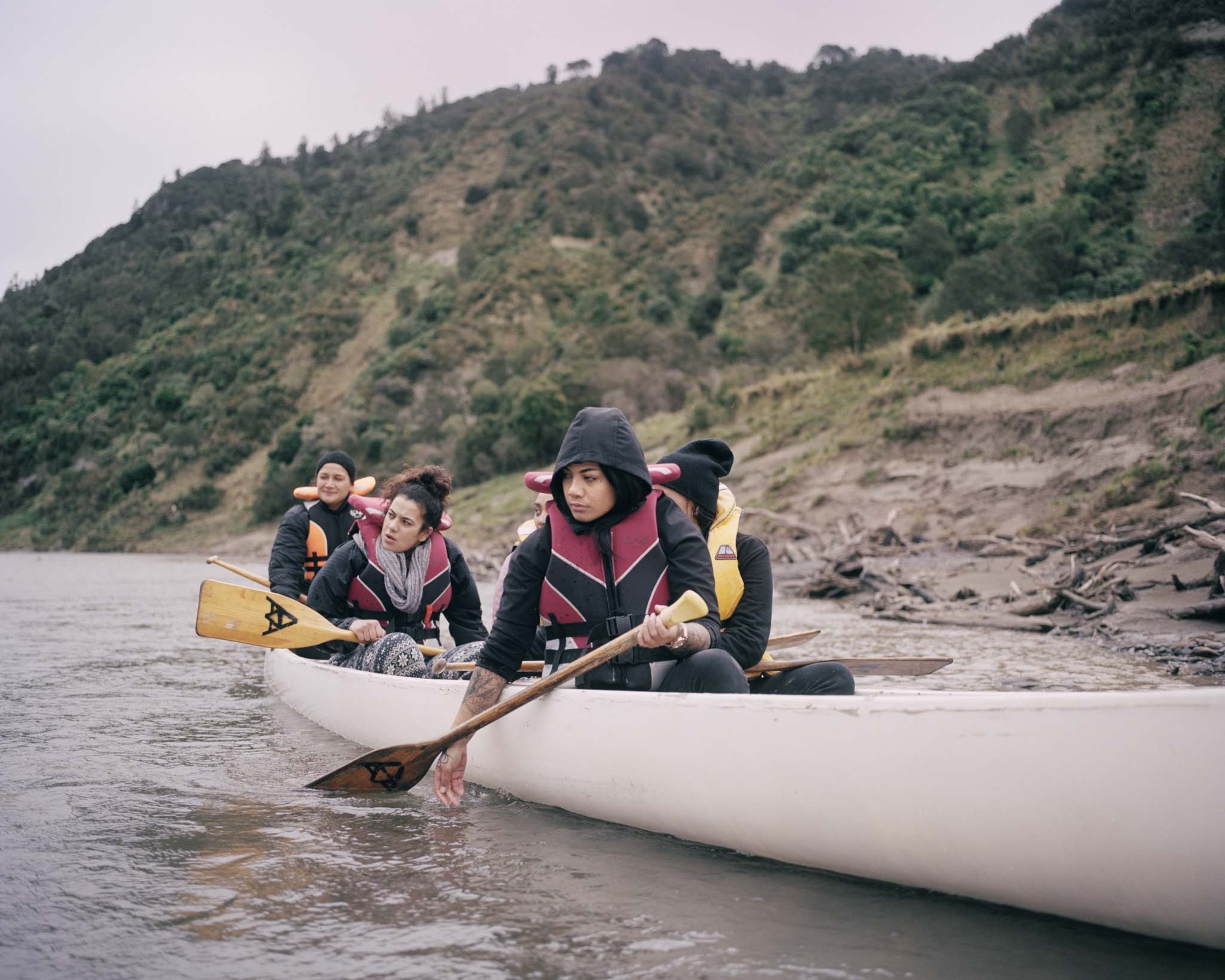 Wanganui river and the Maori people who live nearby