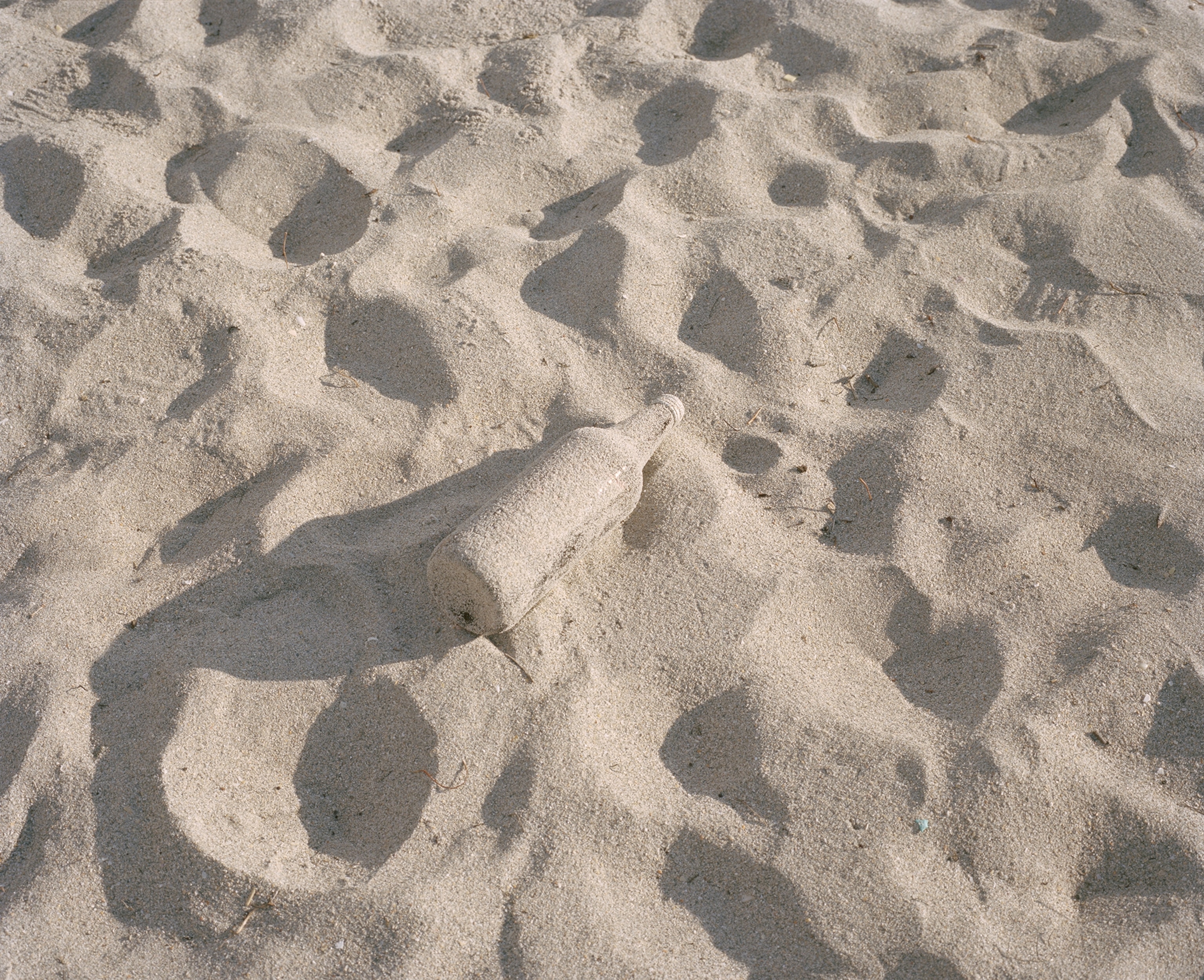 bottle on a beach