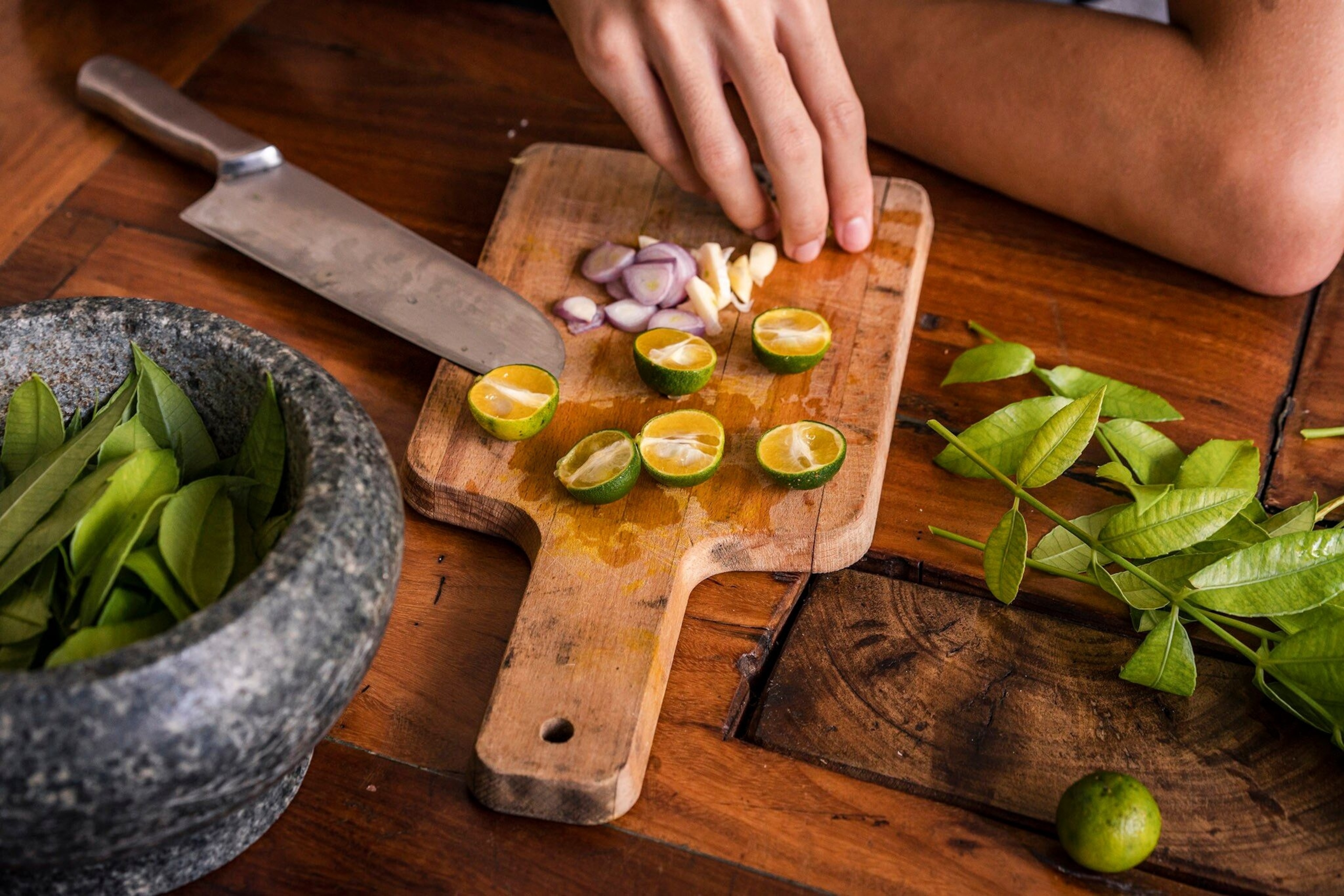 Sharp citrus, and earthy aromatics like garlic and shallots, make up the base flavours of many of Singapore's signature dishes.