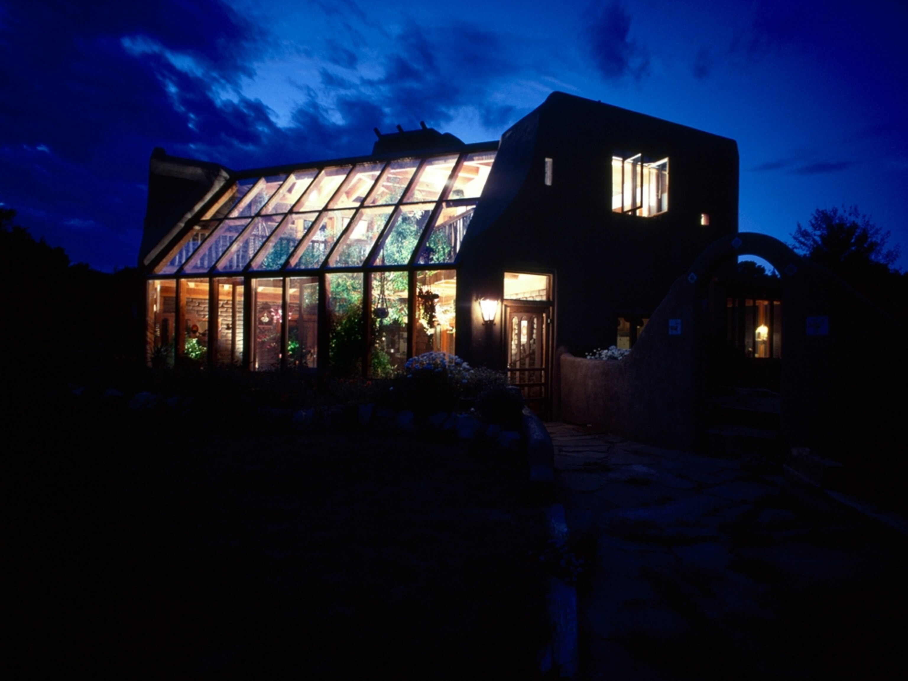 a house powered by solar energy