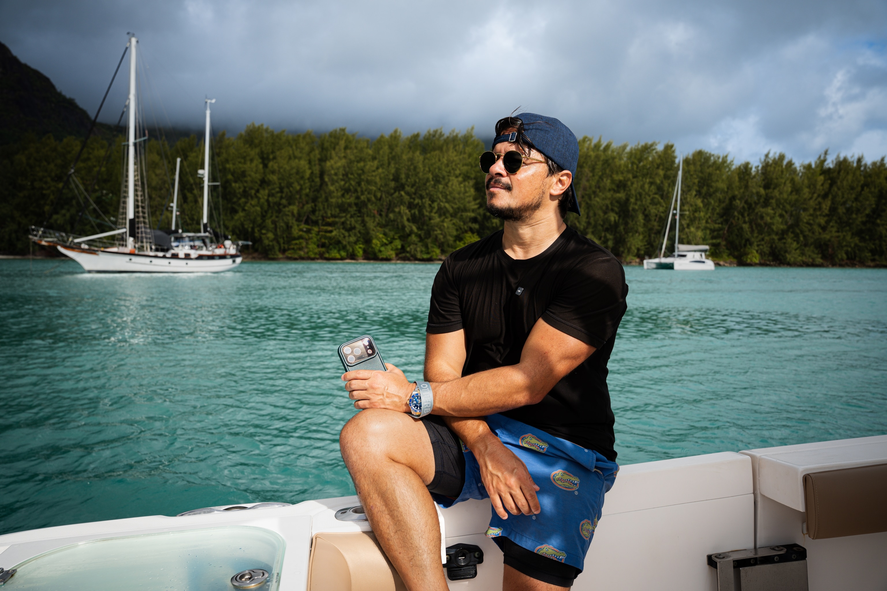 Island hopping in the Seychelles
