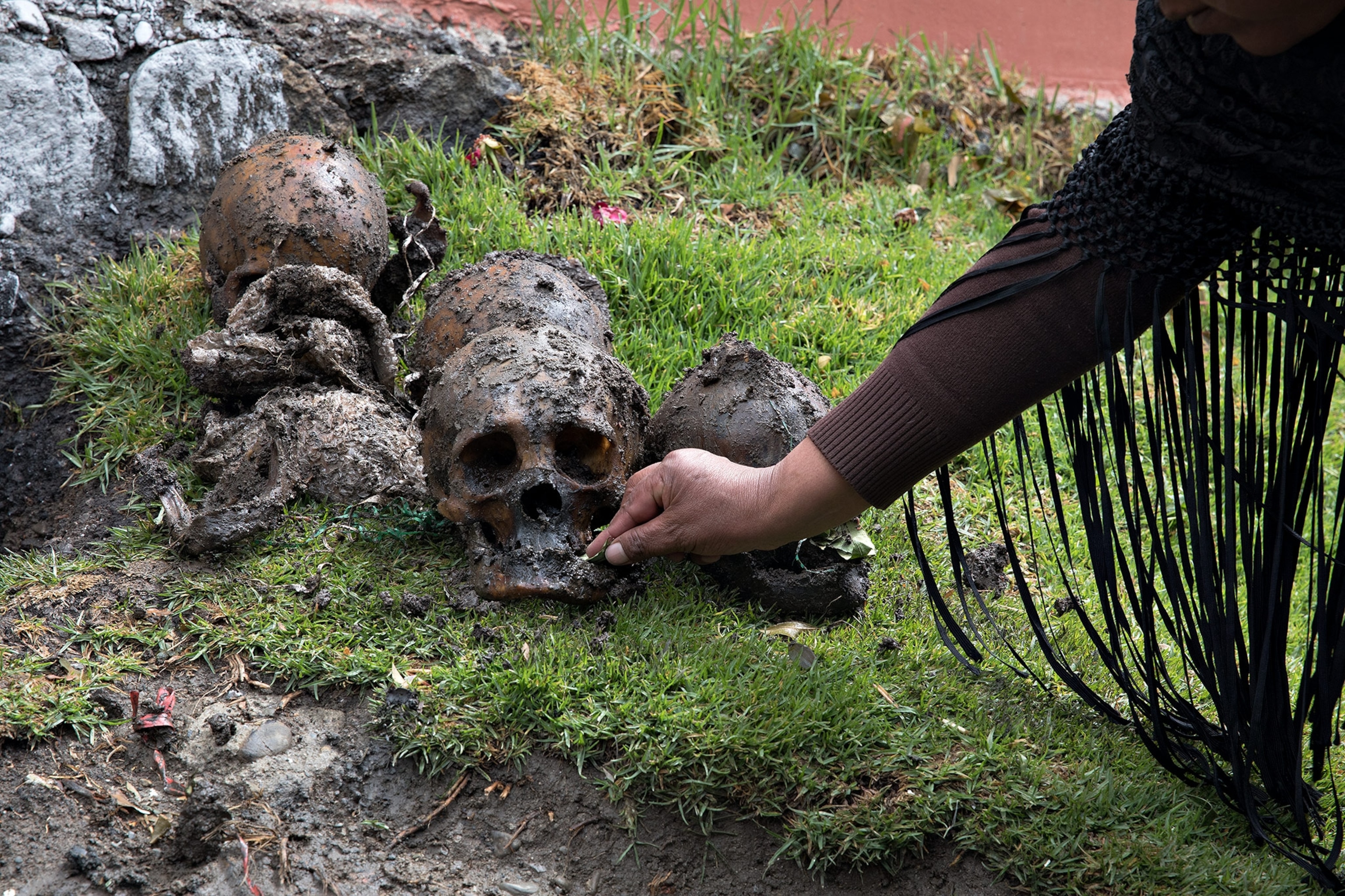 the Las Natitas skull festival in La Paz, Bolivia