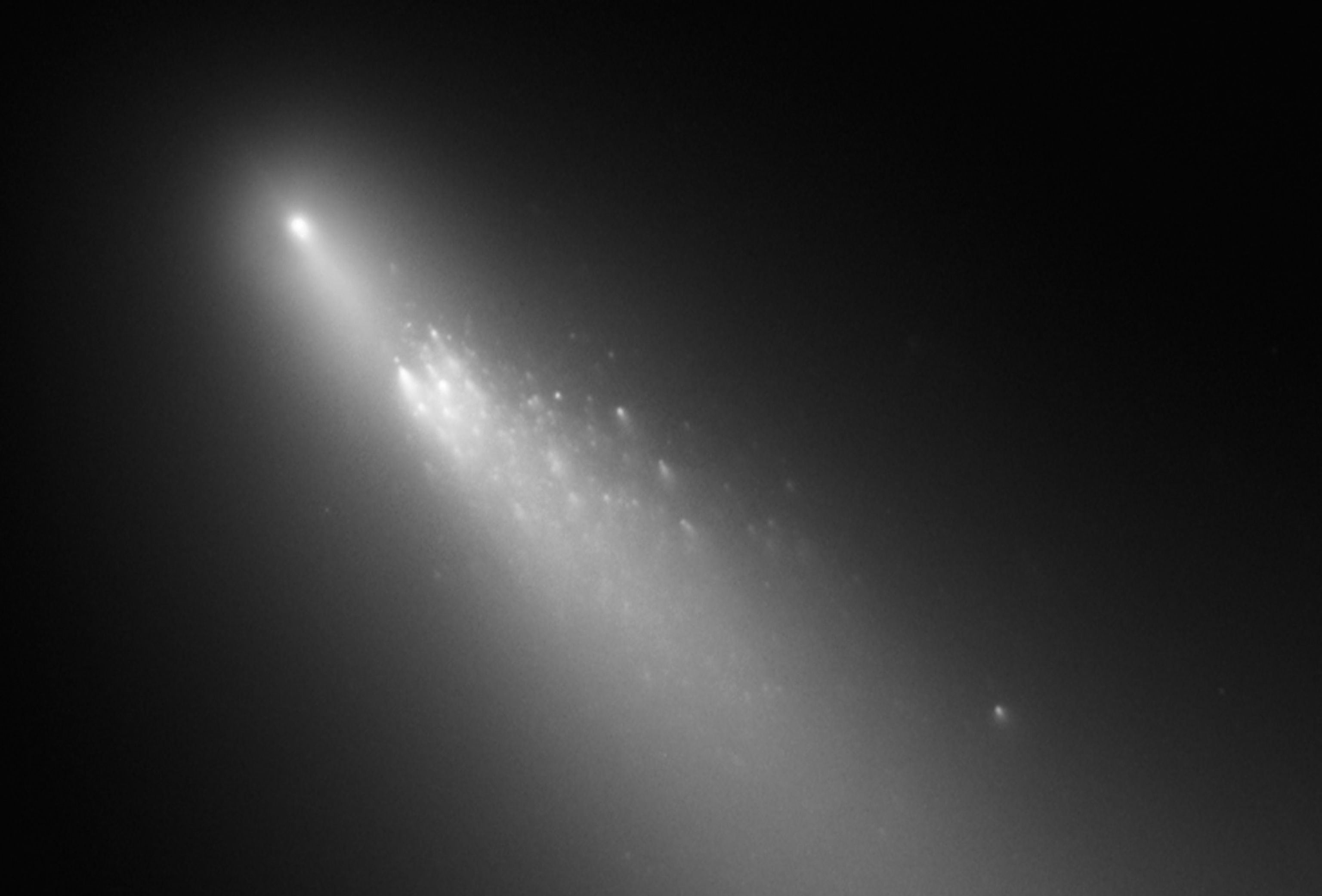 A fragmented comet