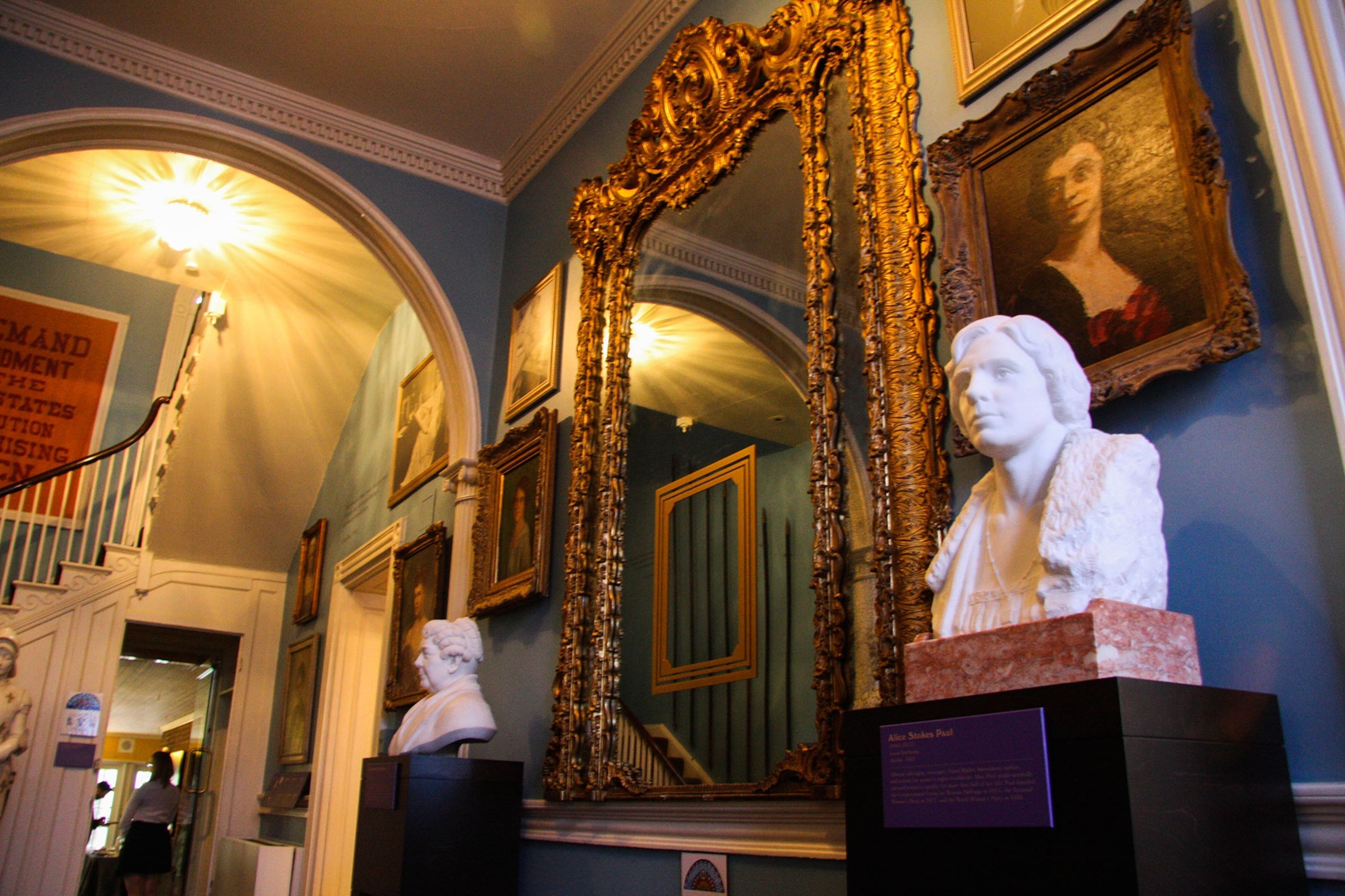 Picture inside the Sewall Belmont House in Washington, D.C.