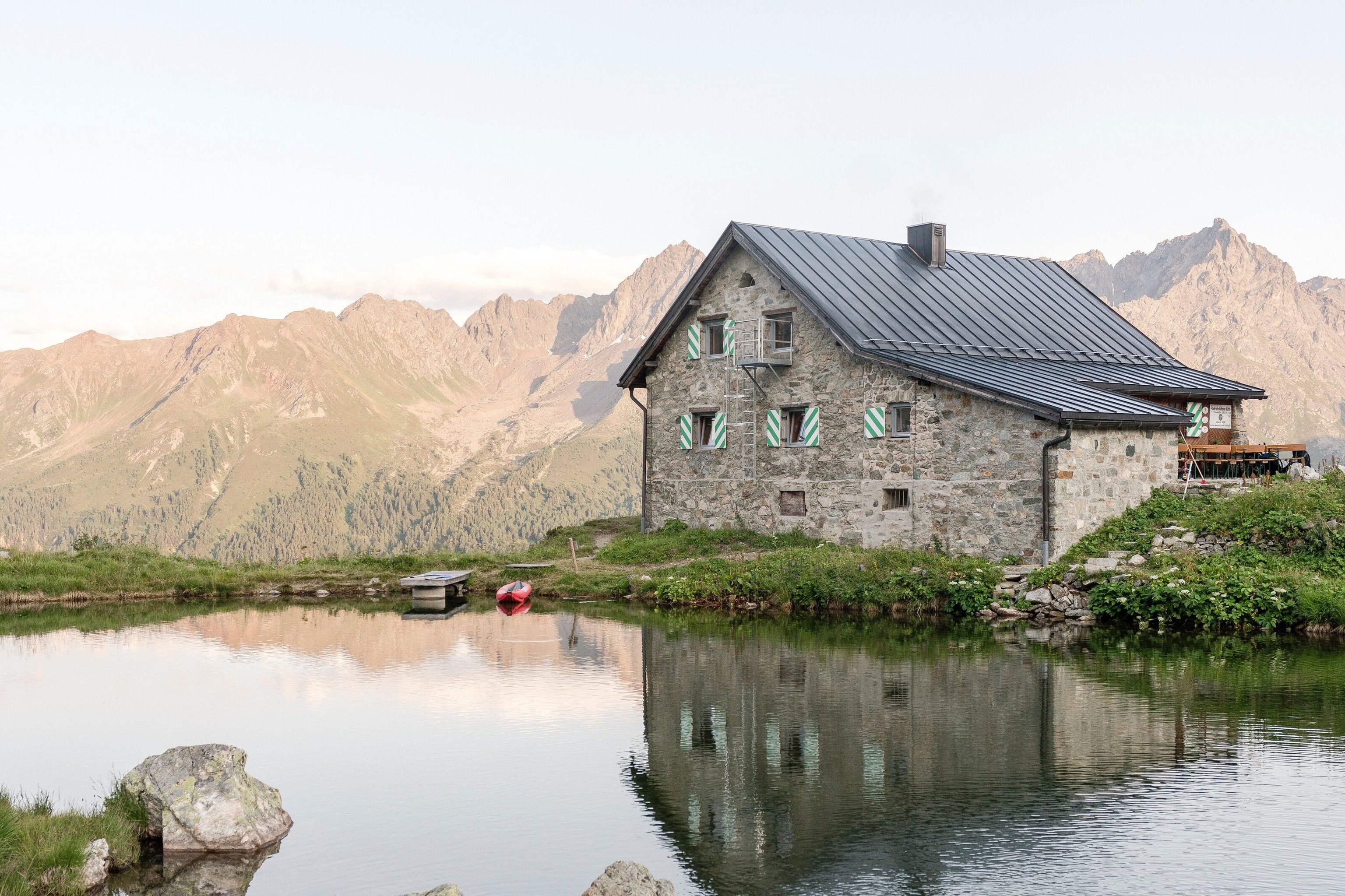113-year-old Friedrichshafener Hütte.