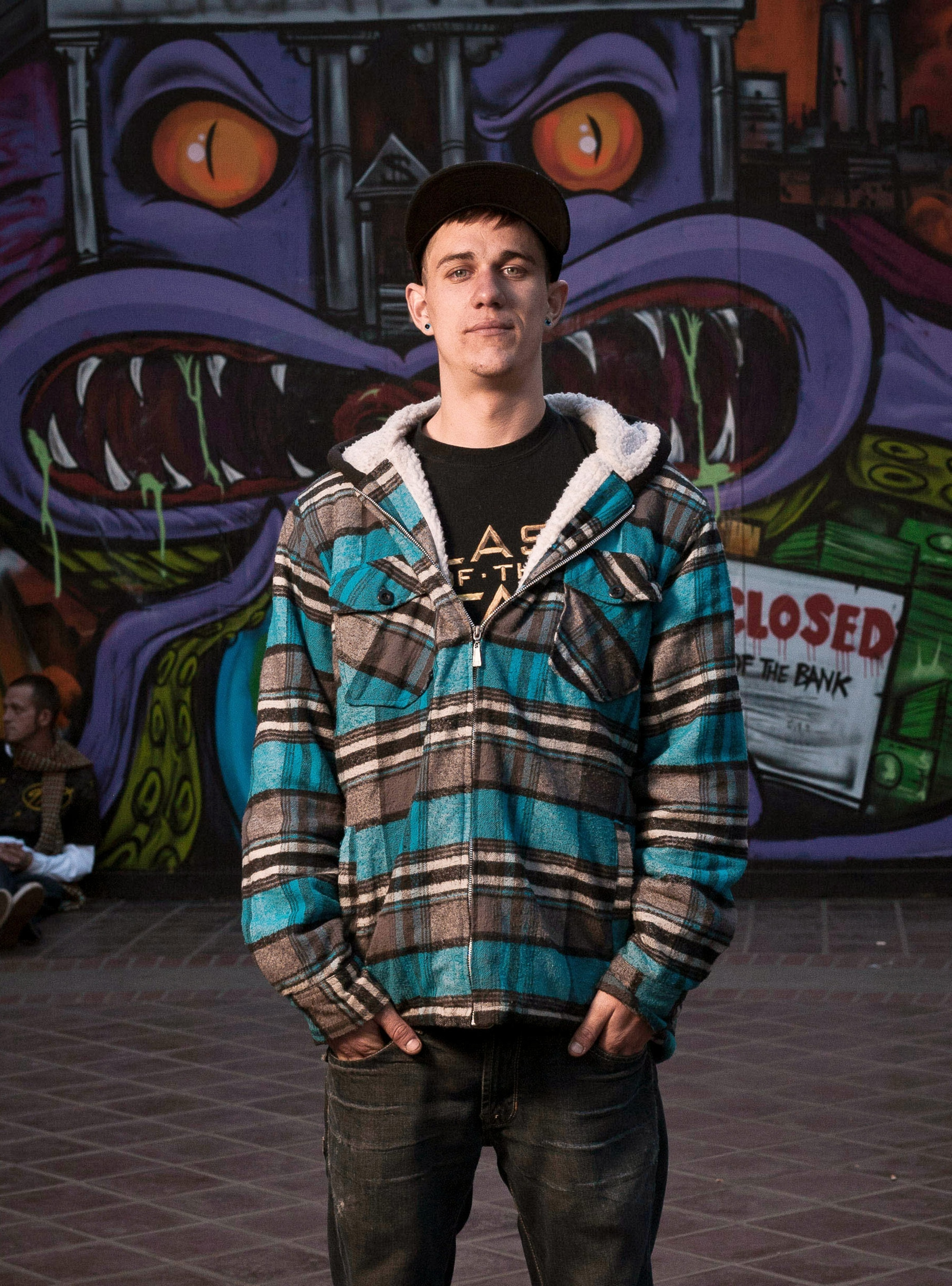 a demonstrator at Occupy Los Angeles, California