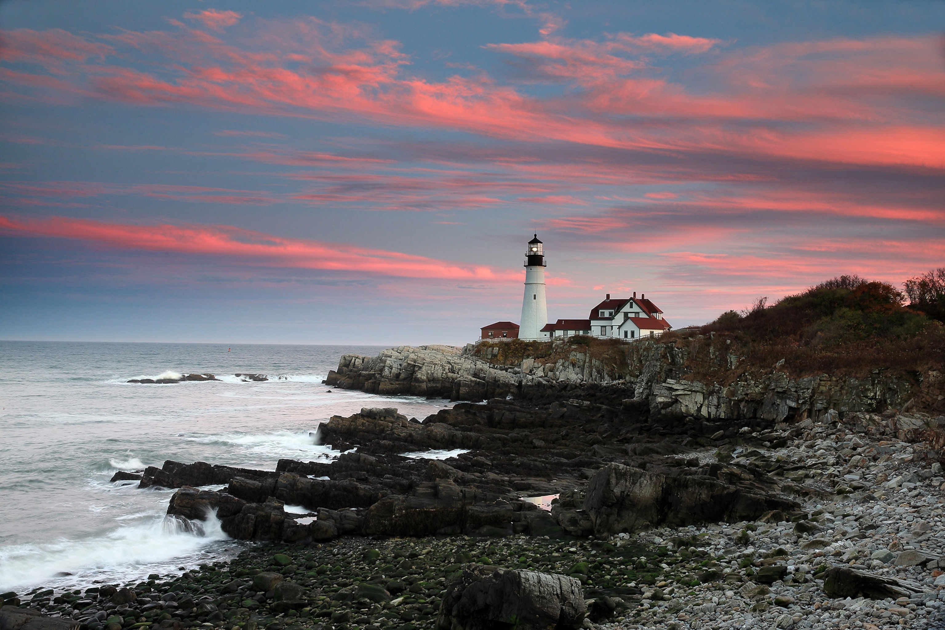 Portland lighthouse in Maine