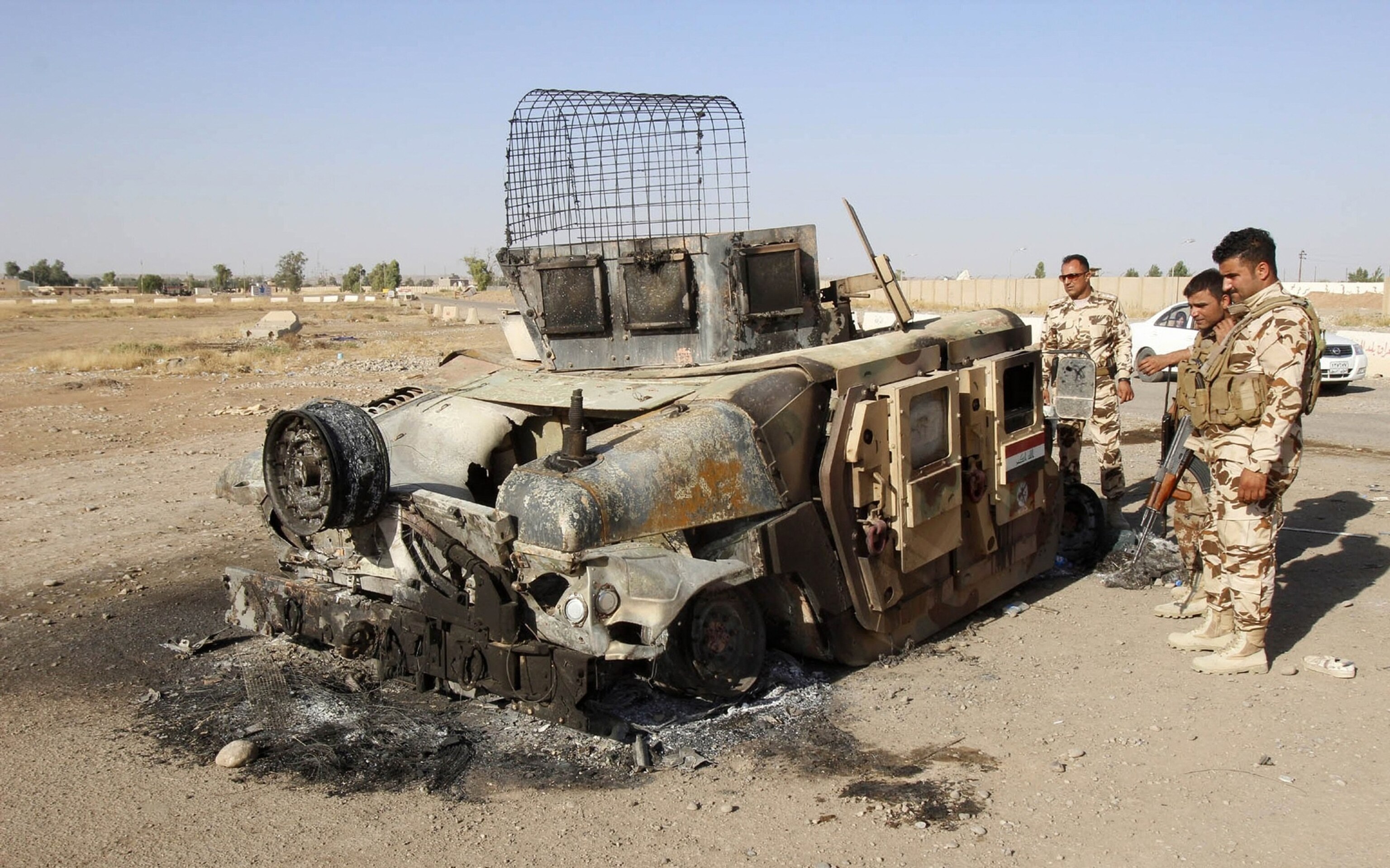 Iraqi Shiite tribal fighters.