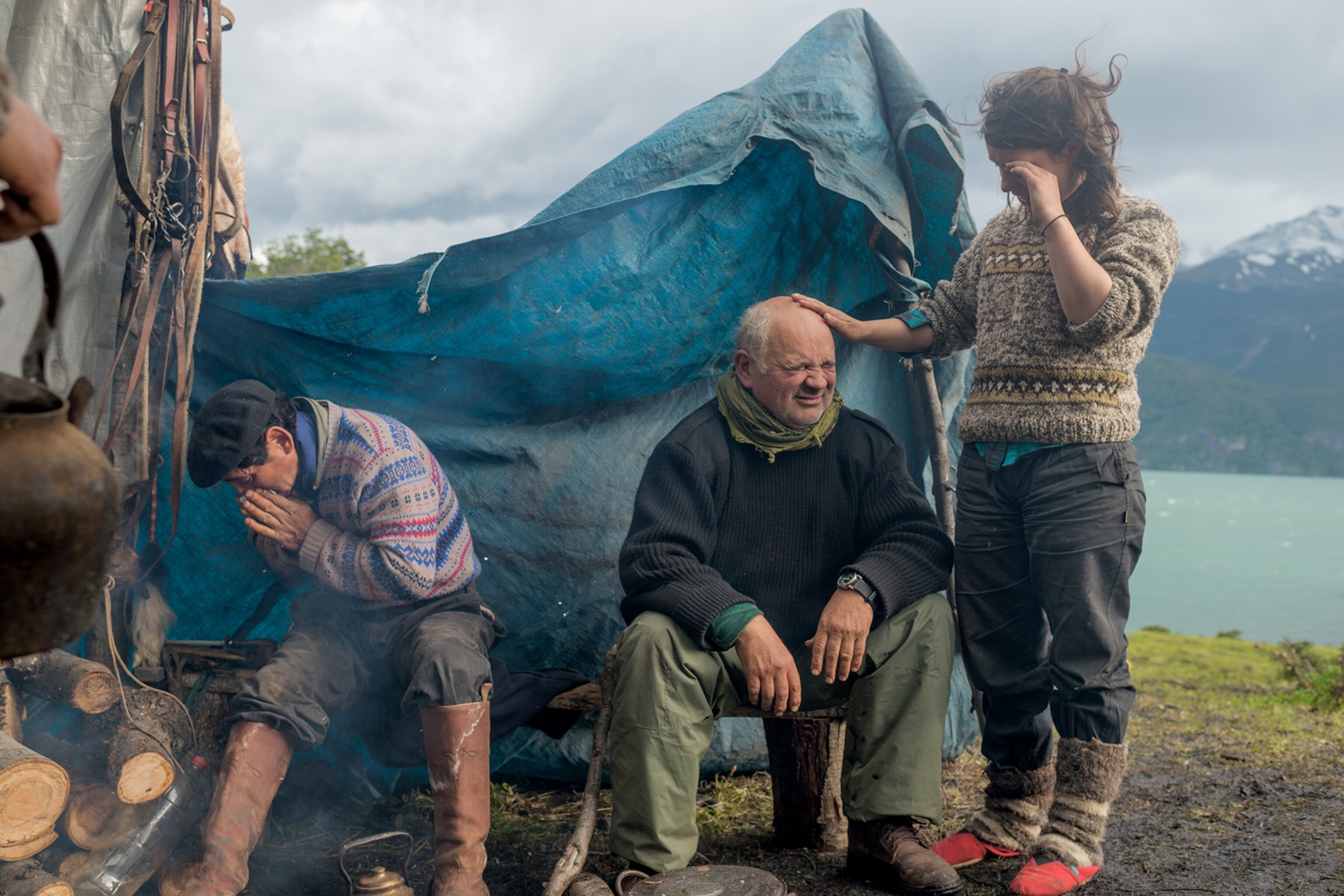a family in Patagonia