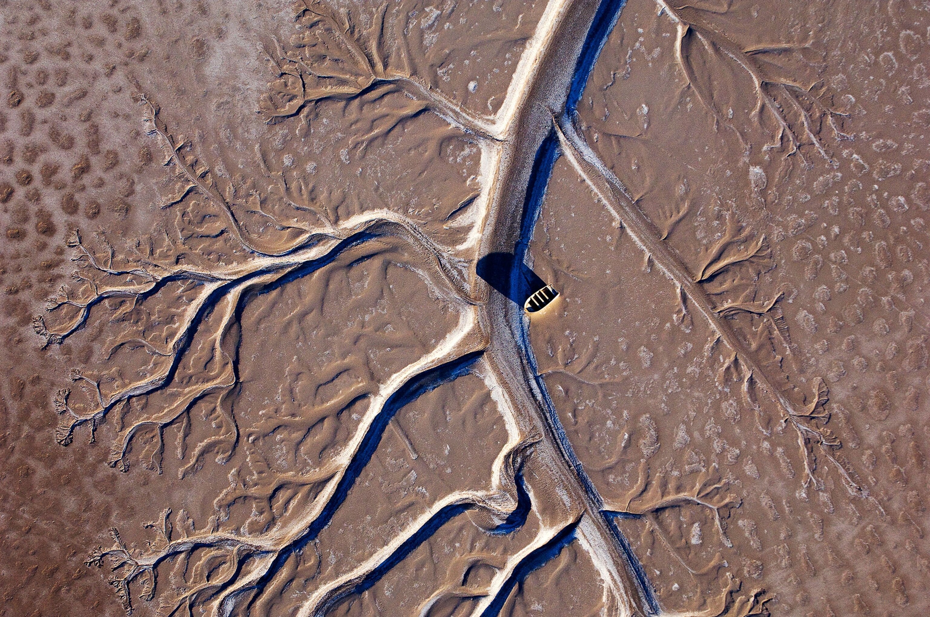 aerial of Colorado River Delta