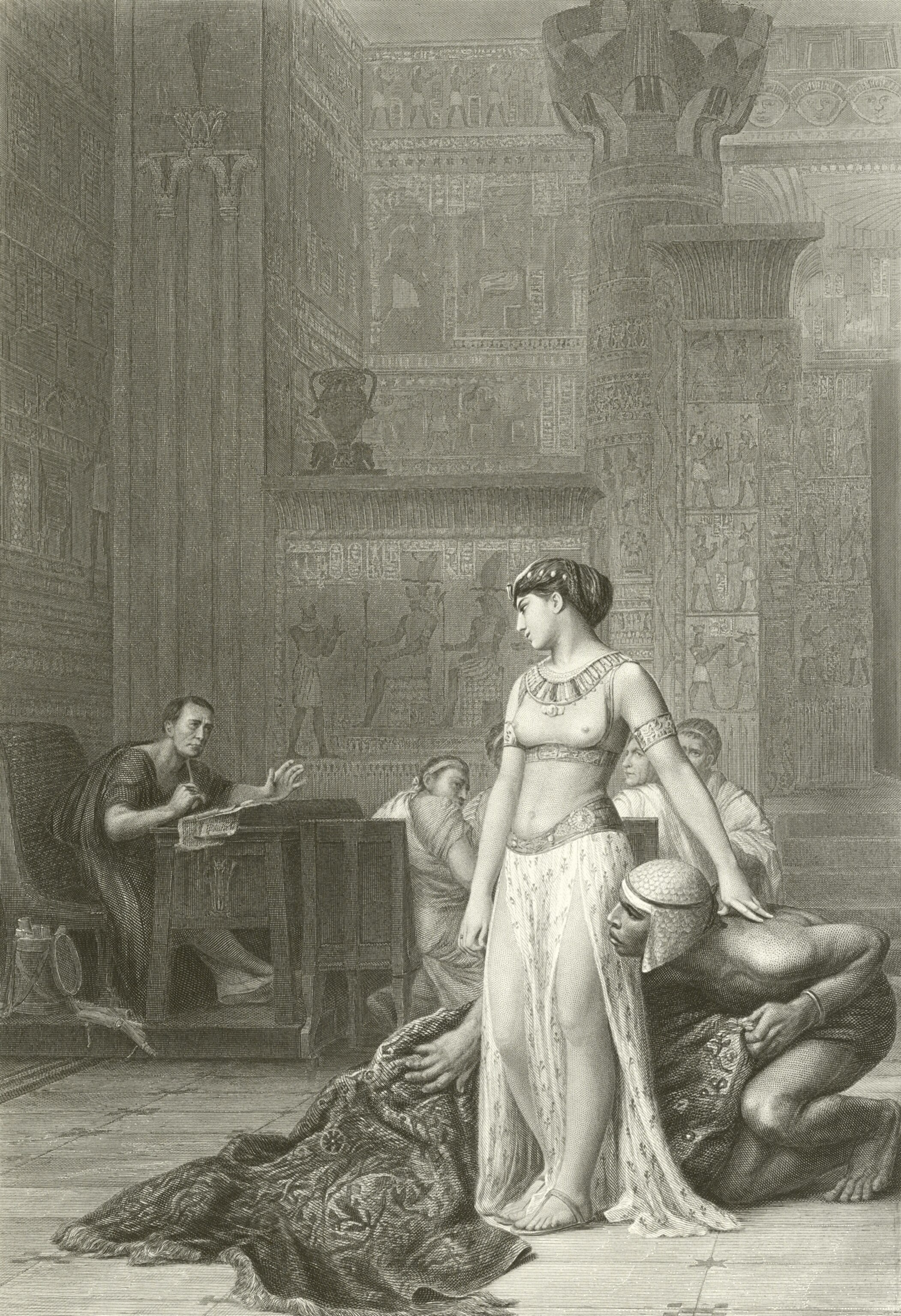 Cleopatra and Caesar (engraving)