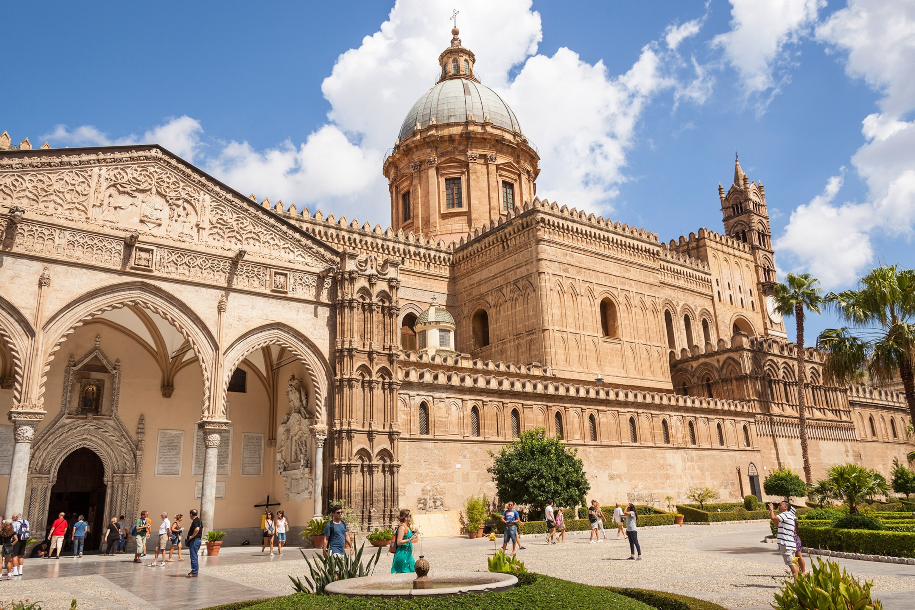 the Palermo Cathedral, Palermo, Sicily, Italy