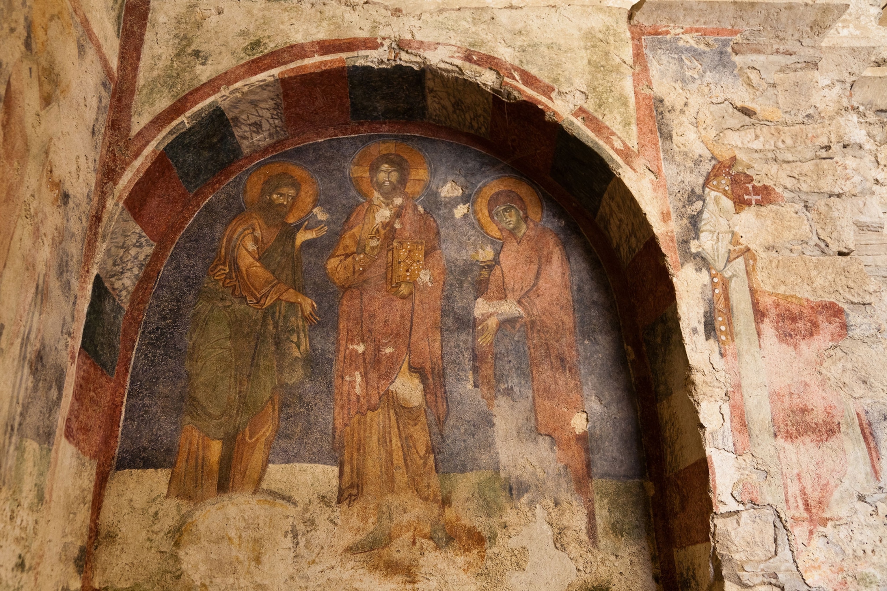The Church of St Nicholas (Myra) contains many mosaics and murals.