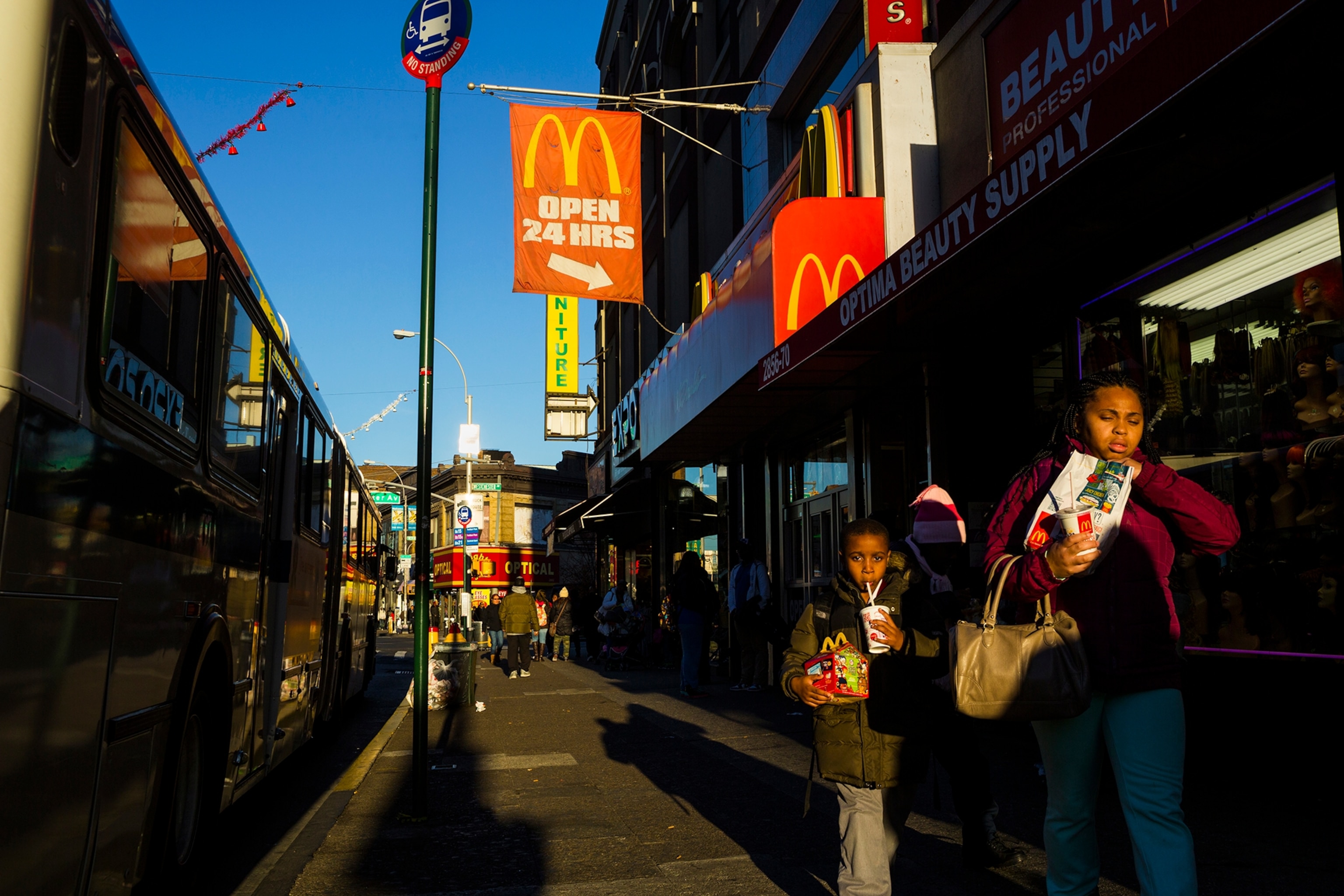Street scenes from the Bronx.