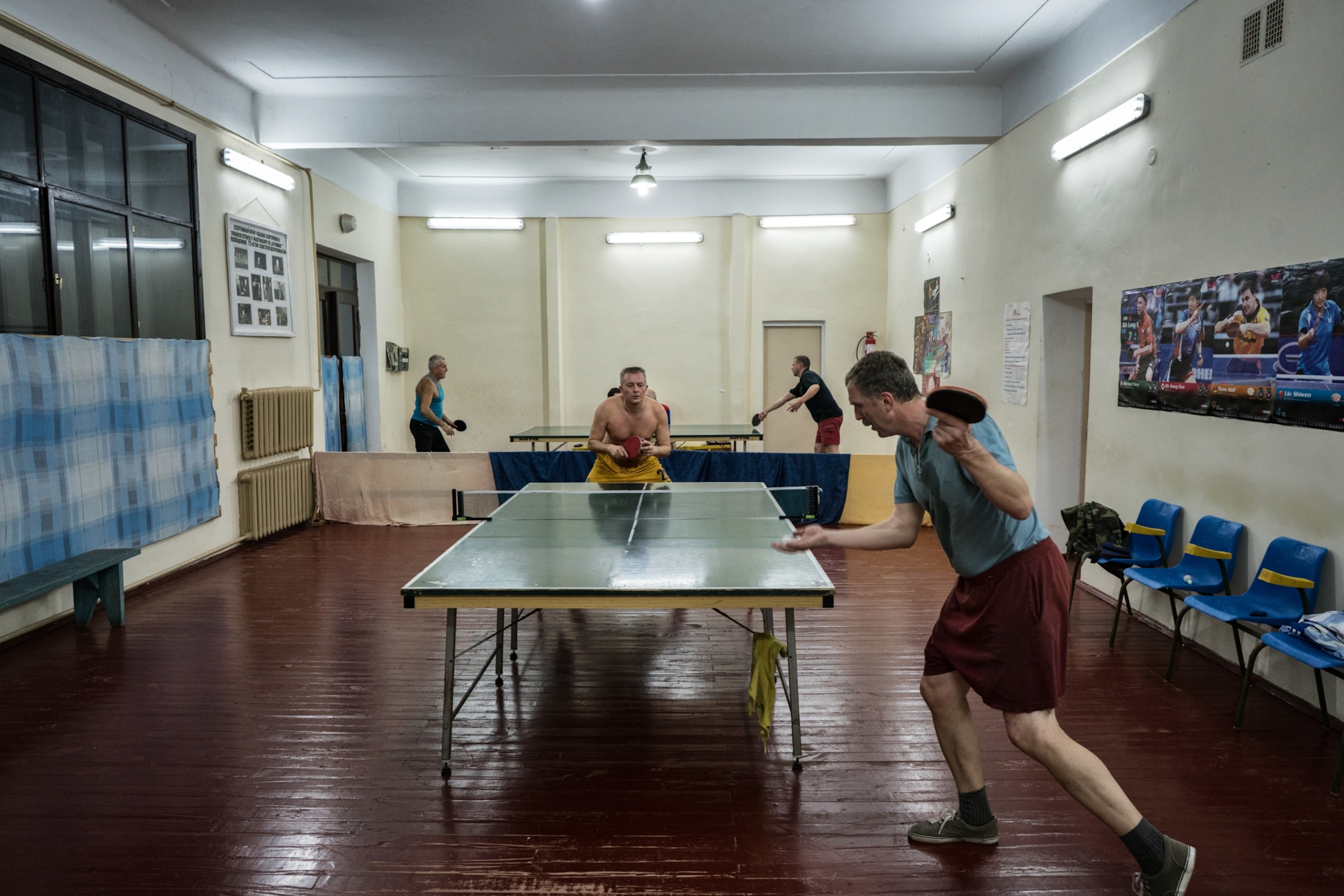 The local gym for the workers in Chernobyl City