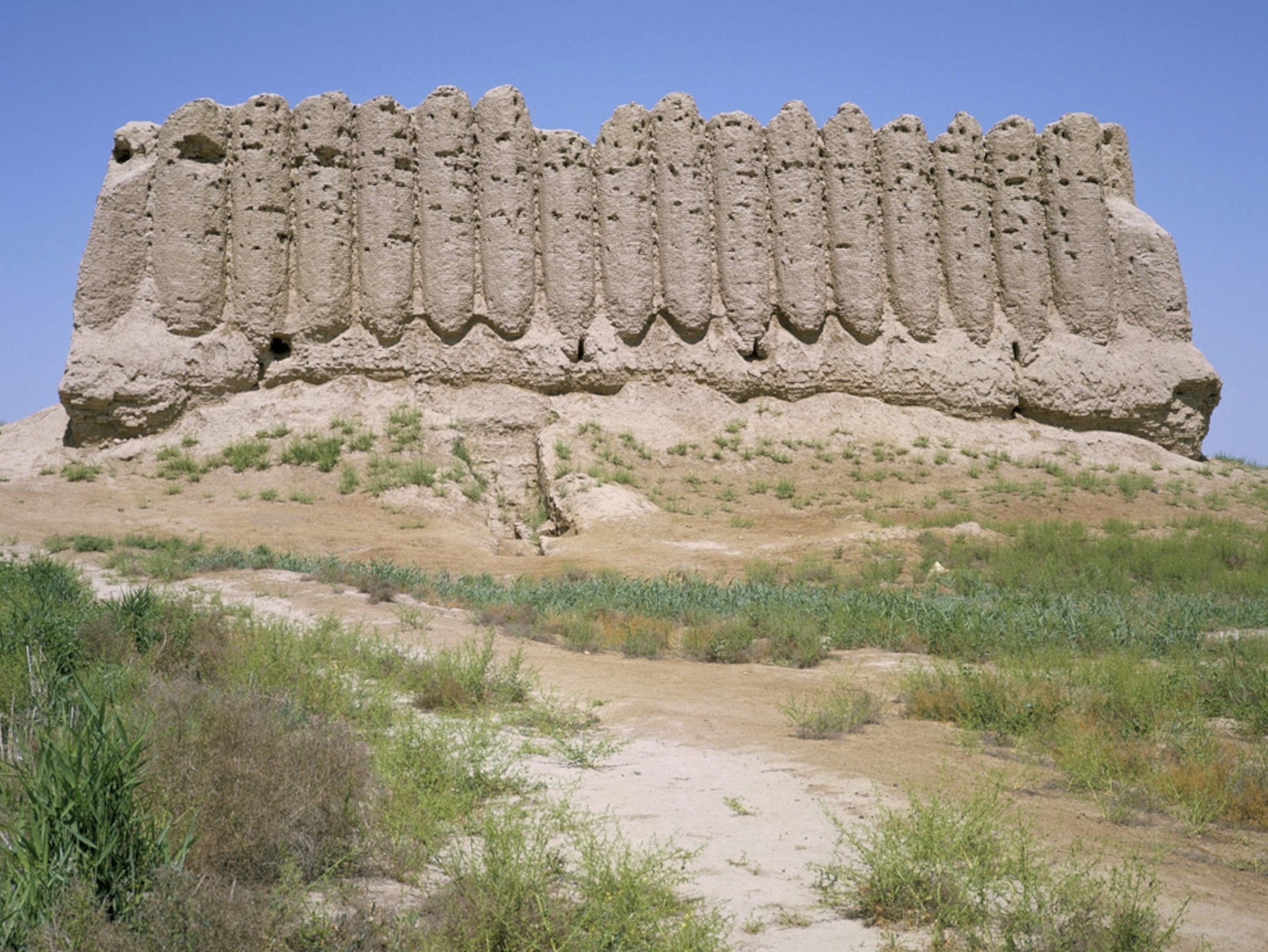 A large structure in the desert