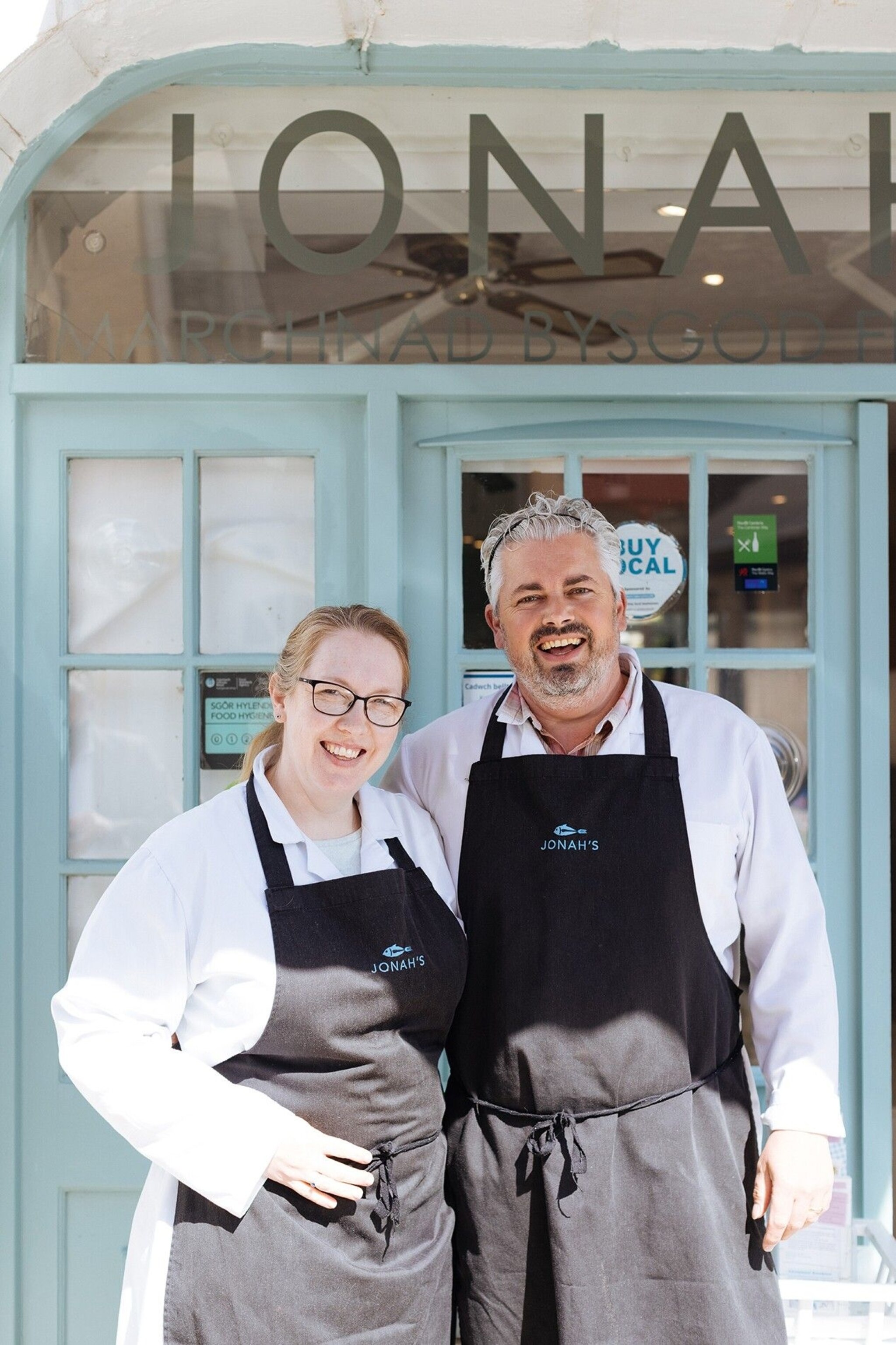 Craig and Rhiannon Edwards, owners of Jonah’s Fishmarket.